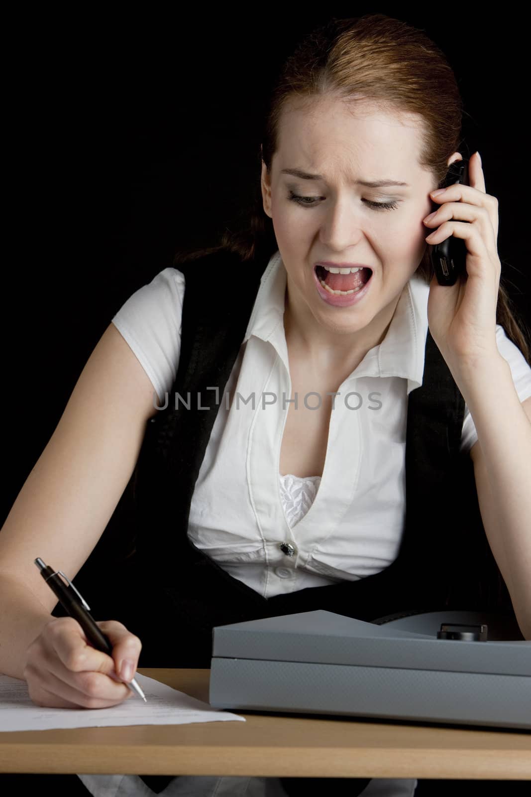 portrait of businesswoman at office