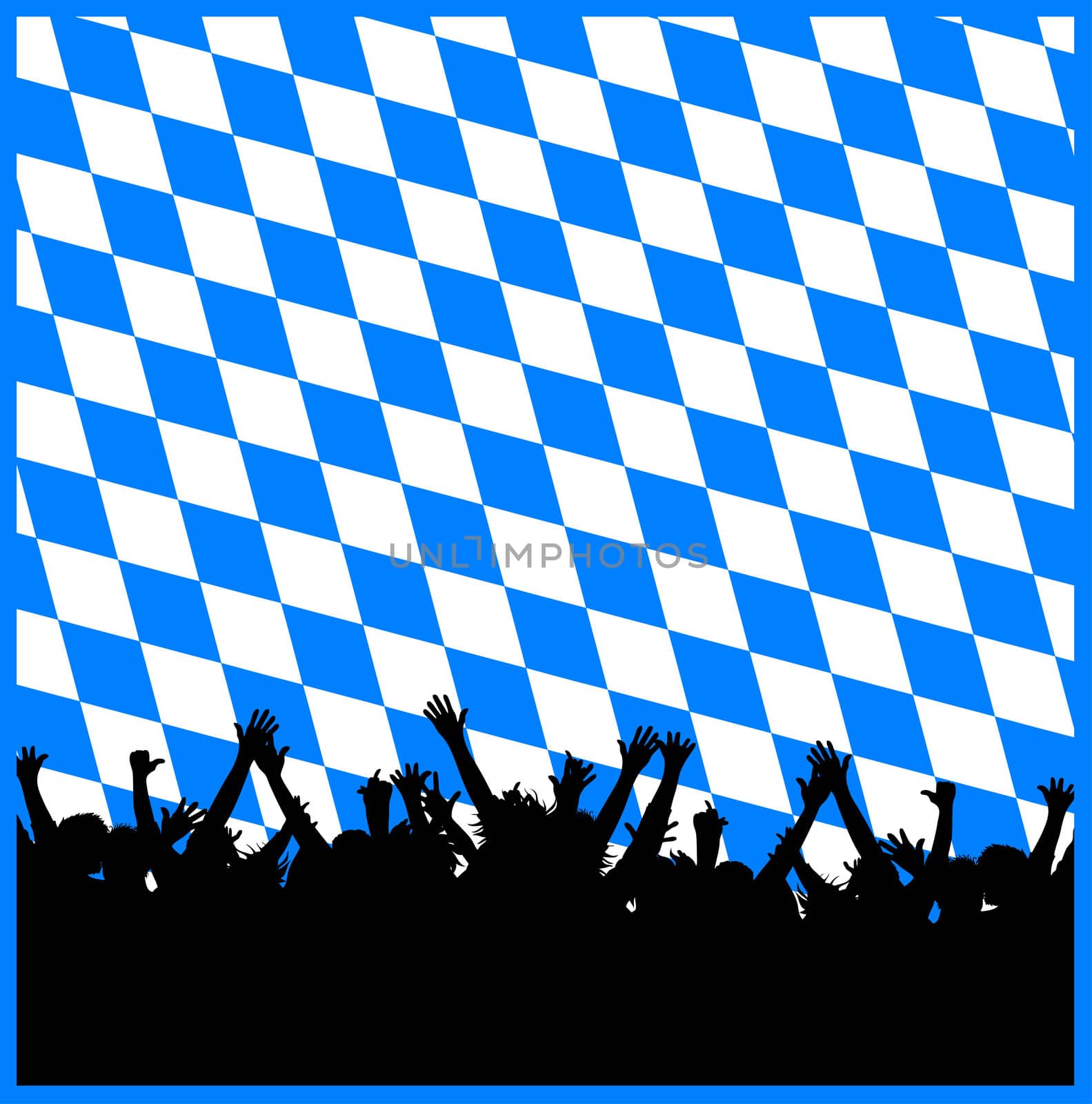 illustration of a oktoberfest background