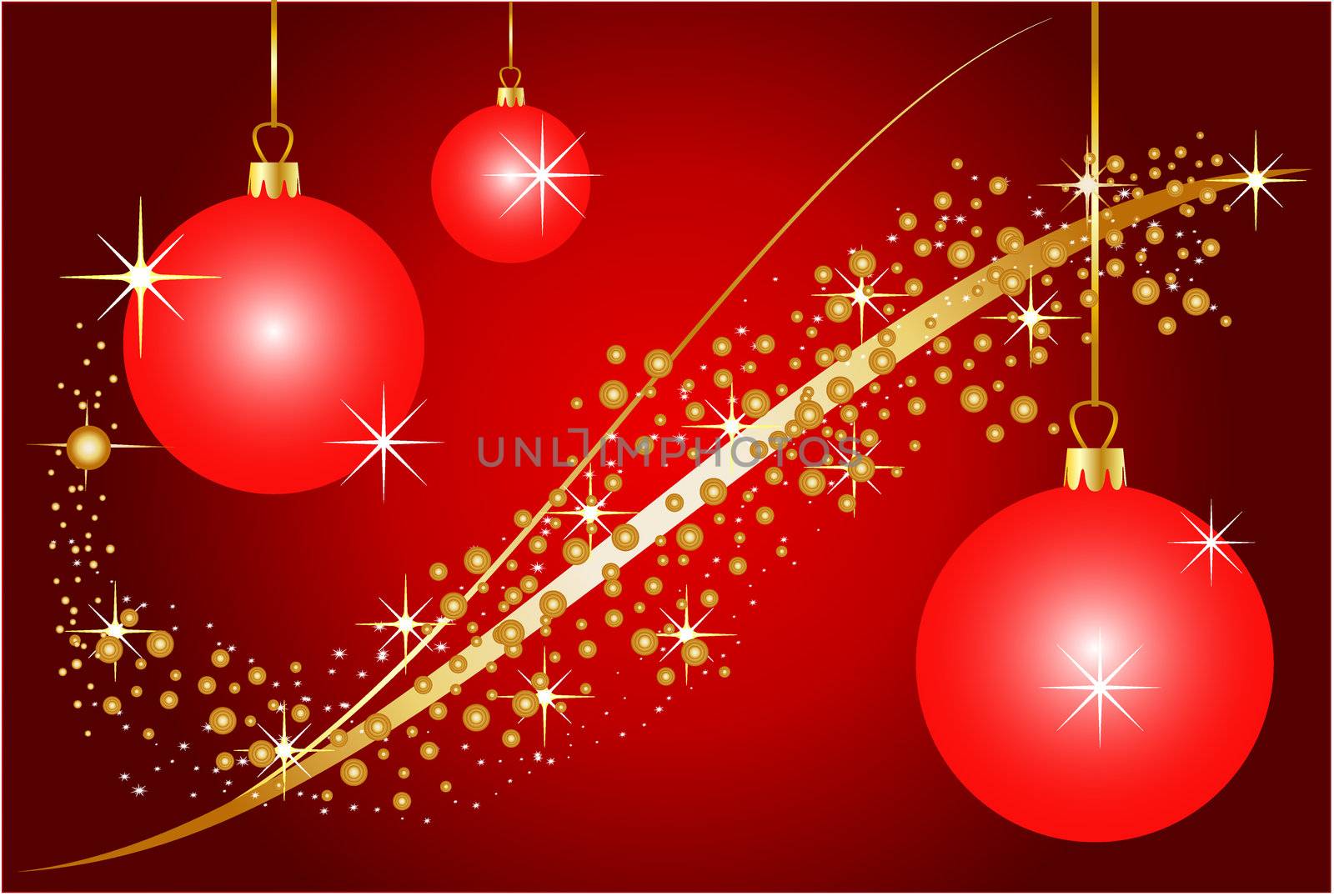 red christmas background by peromarketing