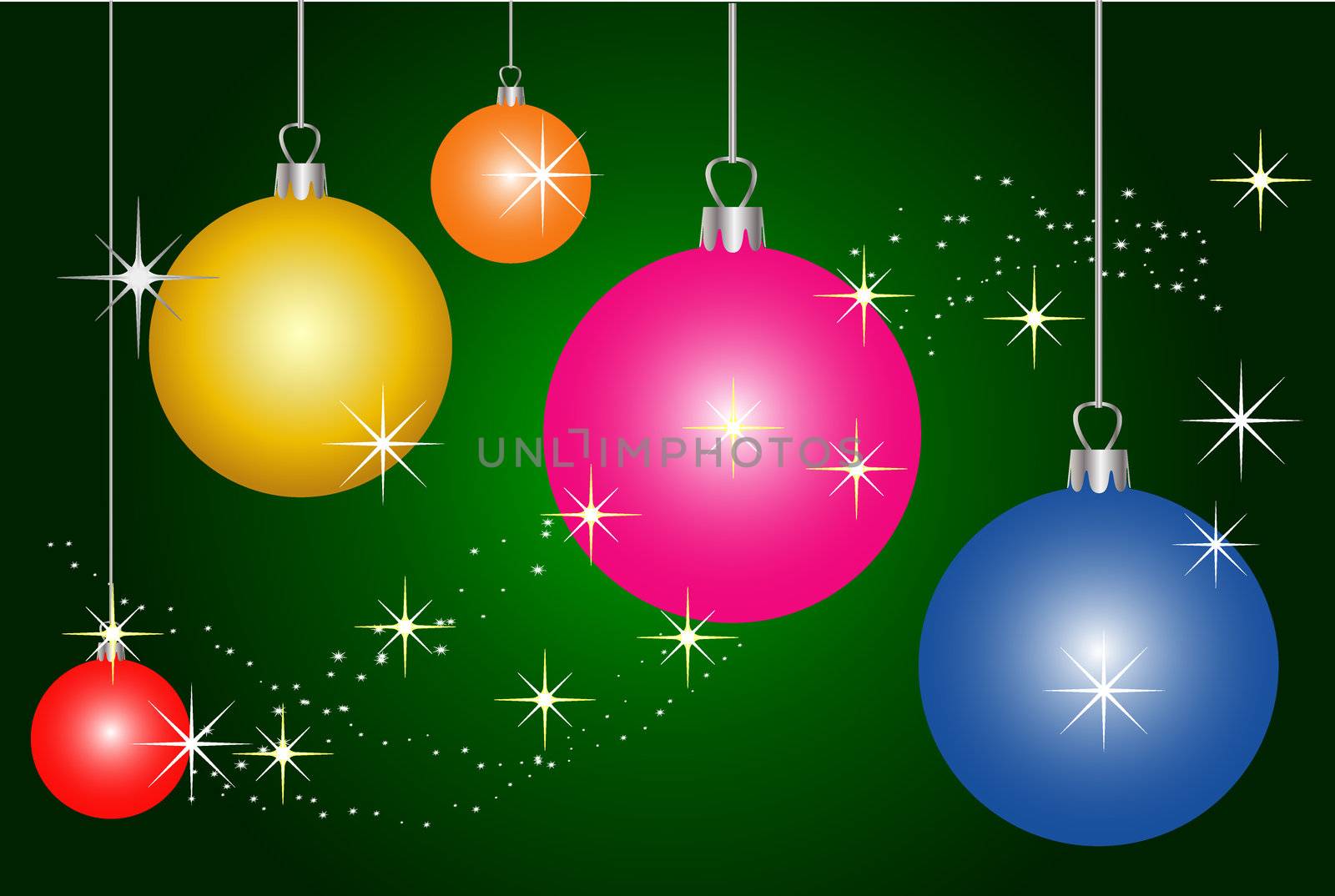 colorful christmas wallpaper by peromarketing