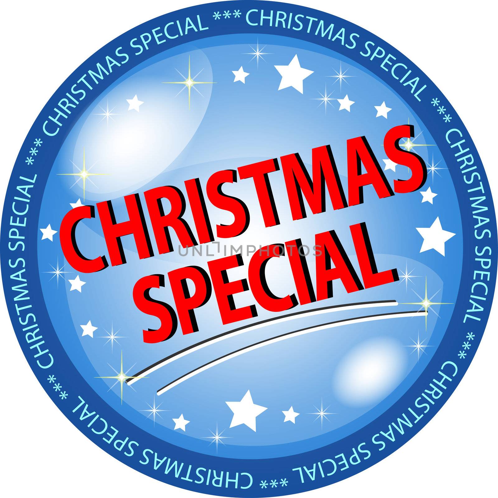 christmas special button by peromarketing