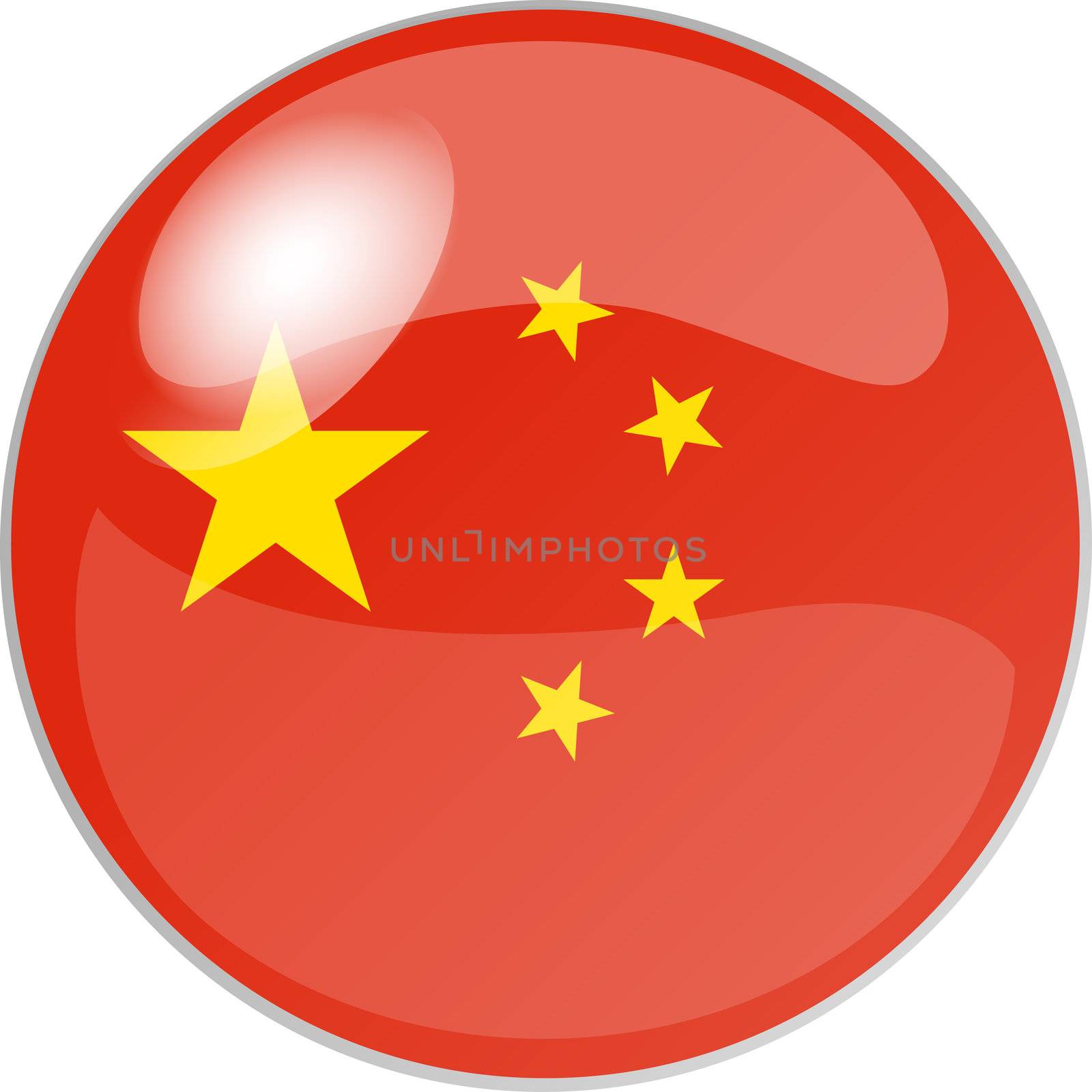 illustration of a button china