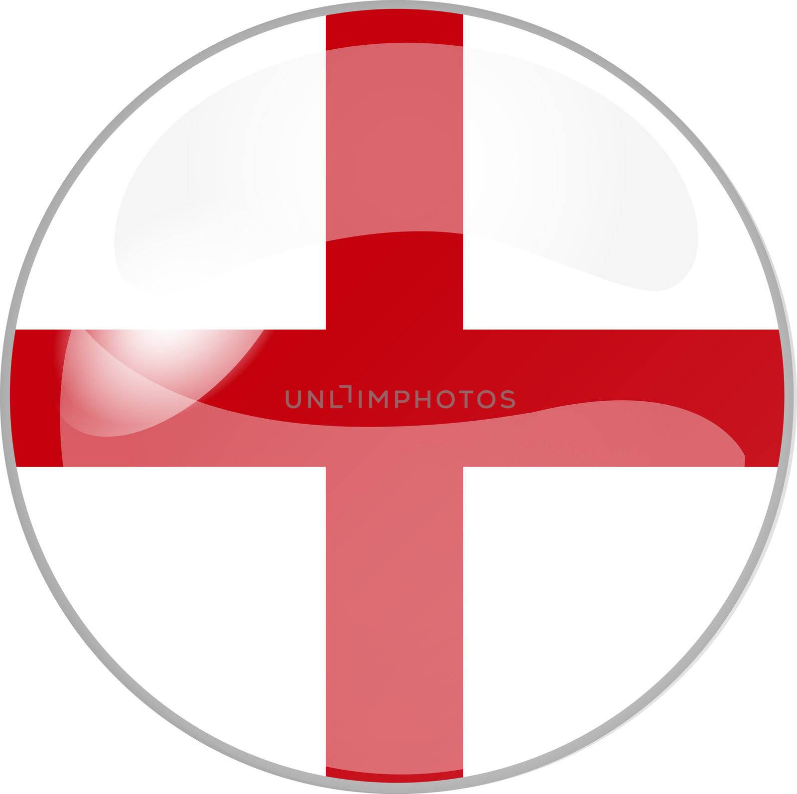 illustration of a button england