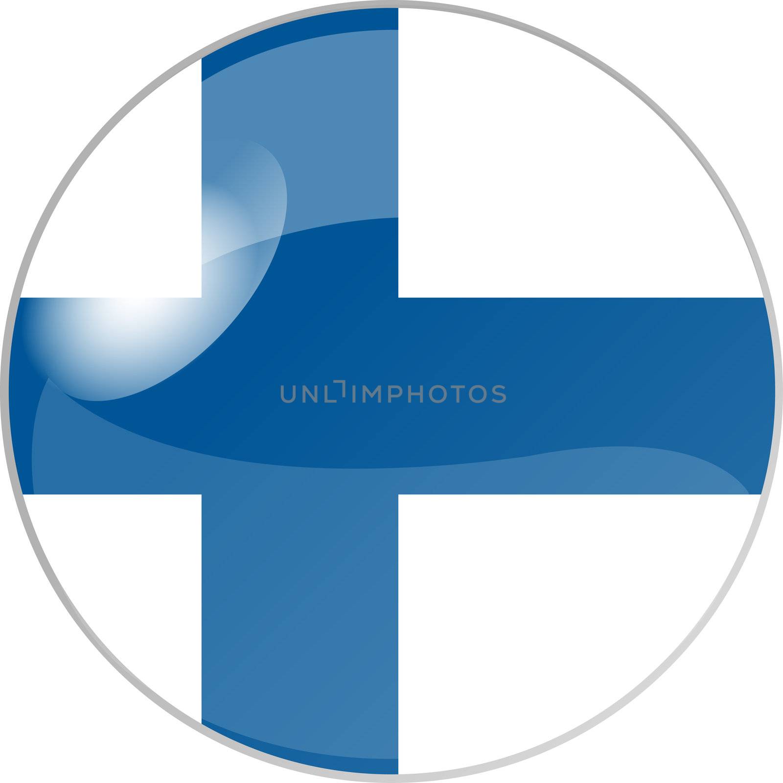 illustration of a button finland