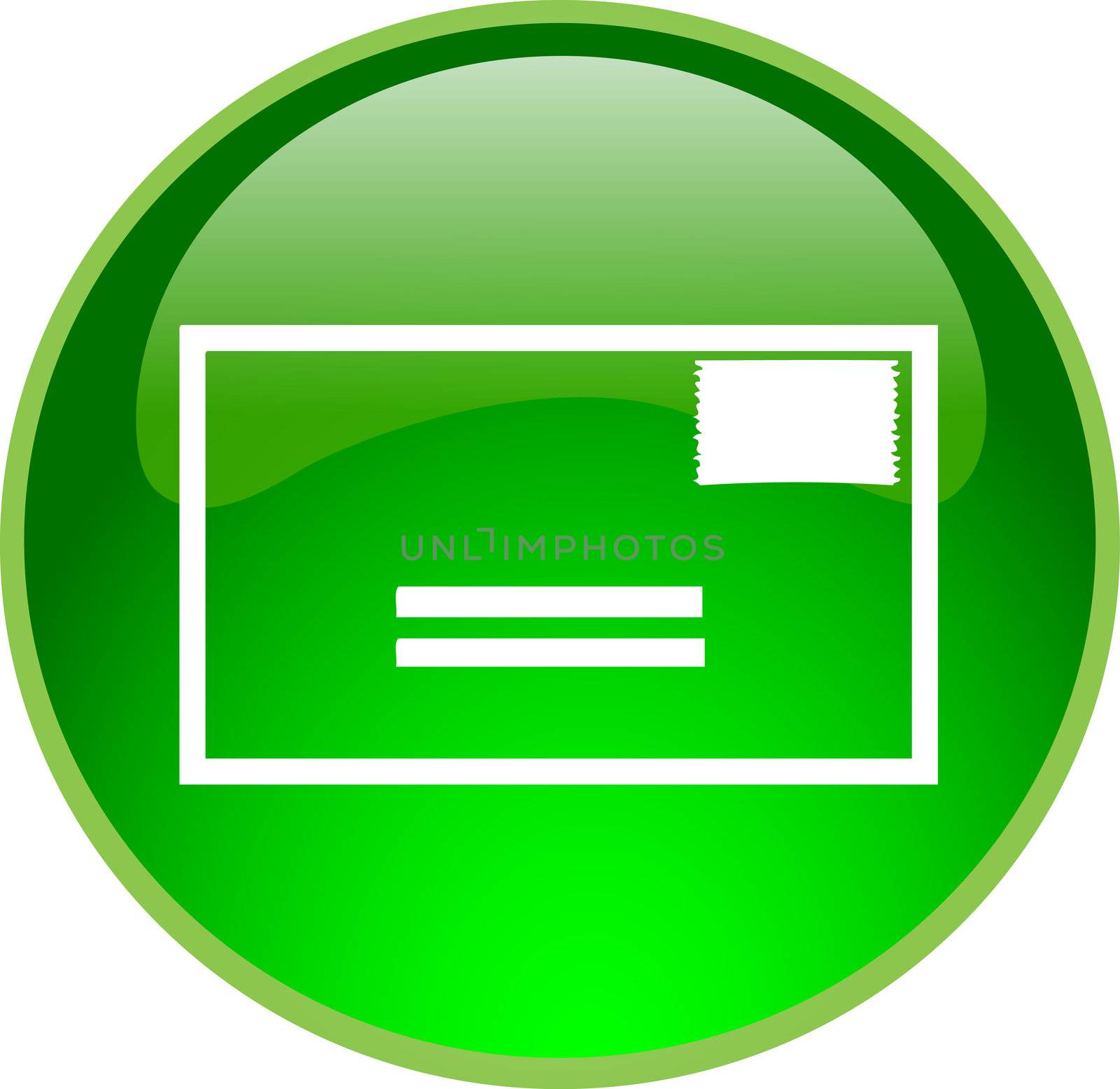 green email button by peromarketing