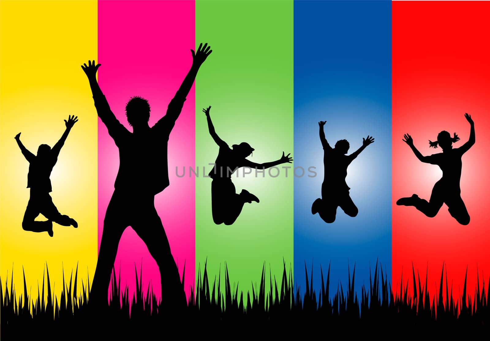 happy young people by peromarketing