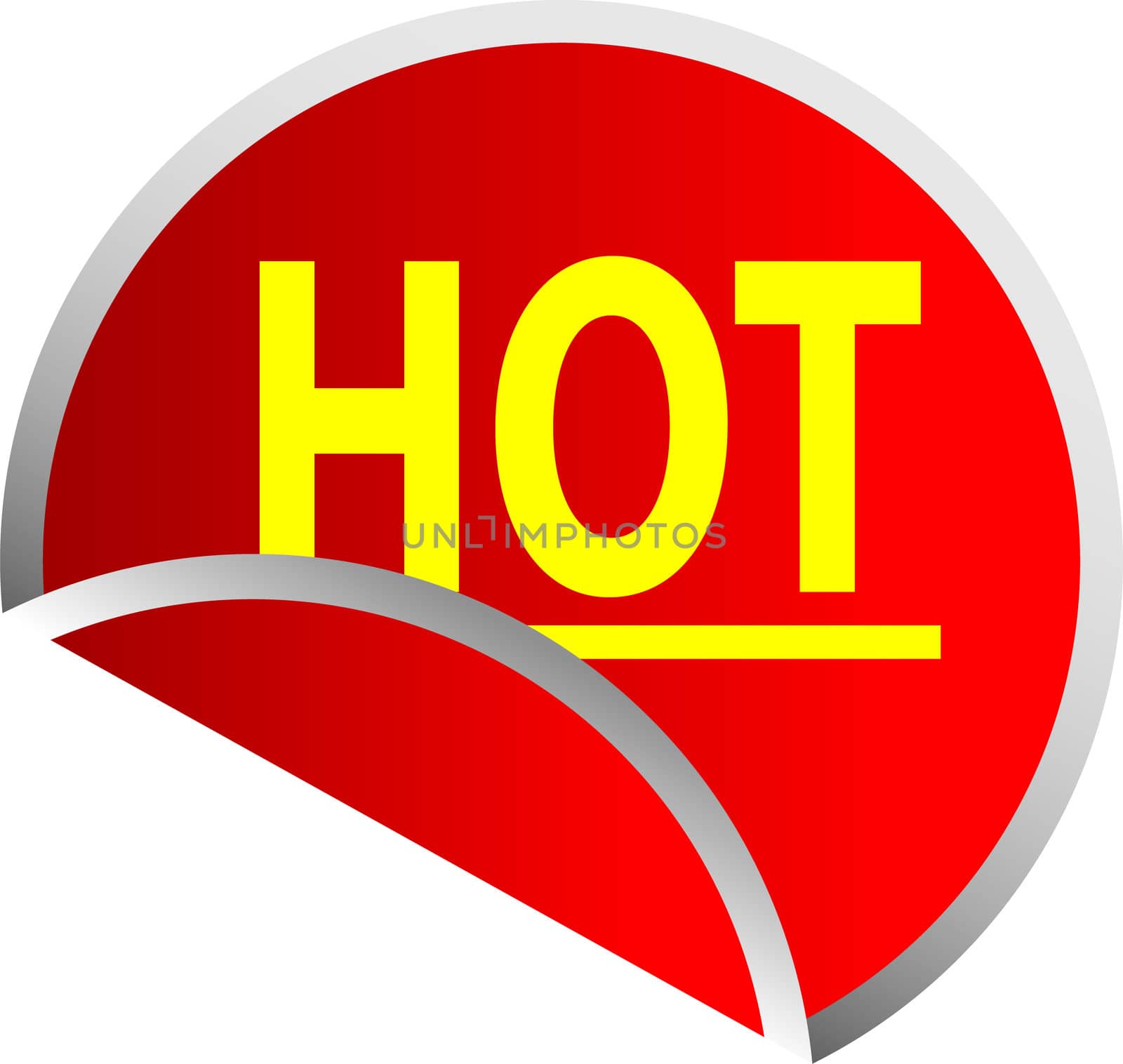 Button Hot by peromarketing