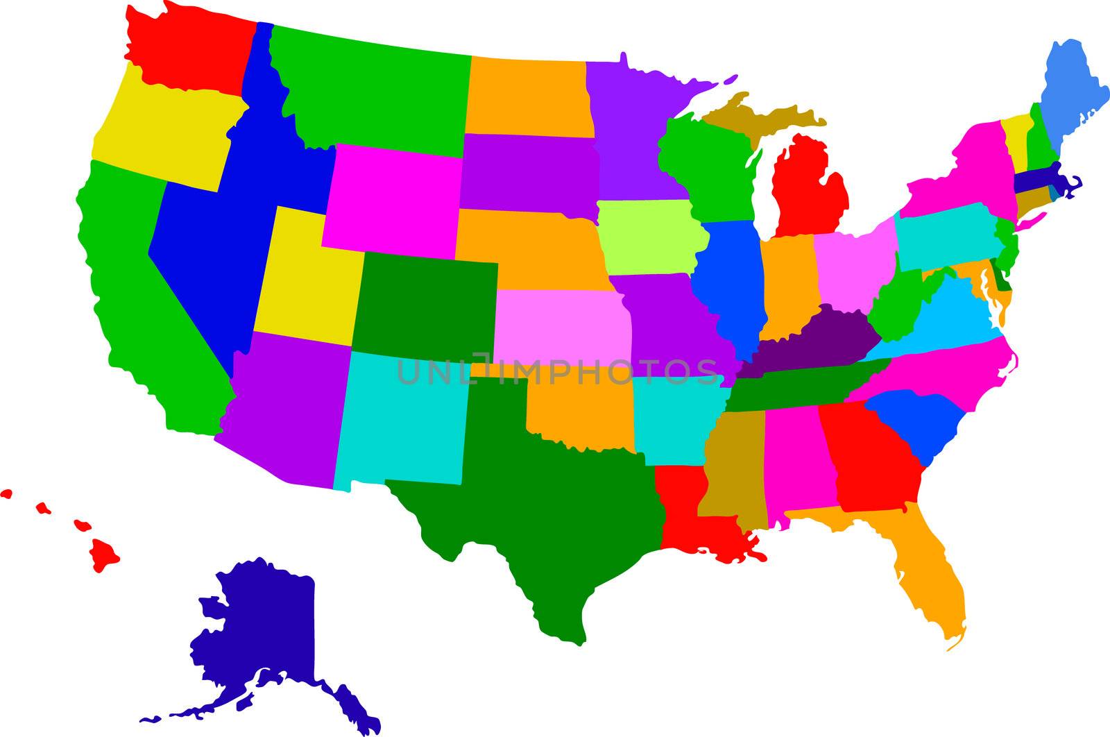 map of us by peromarketing