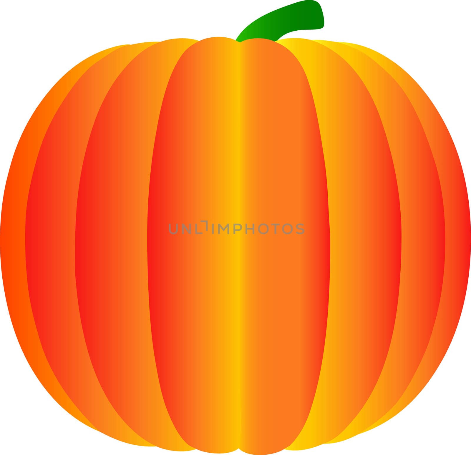 halloween pumpkin on white background