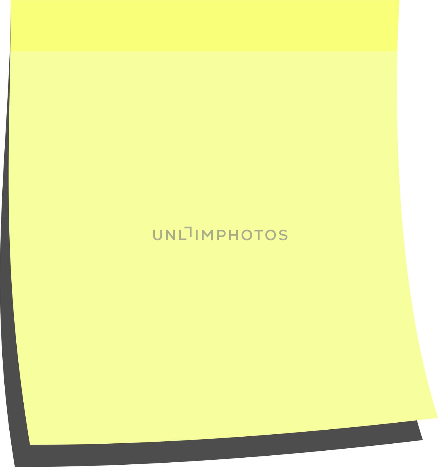 yellow memo stick  by peromarketing