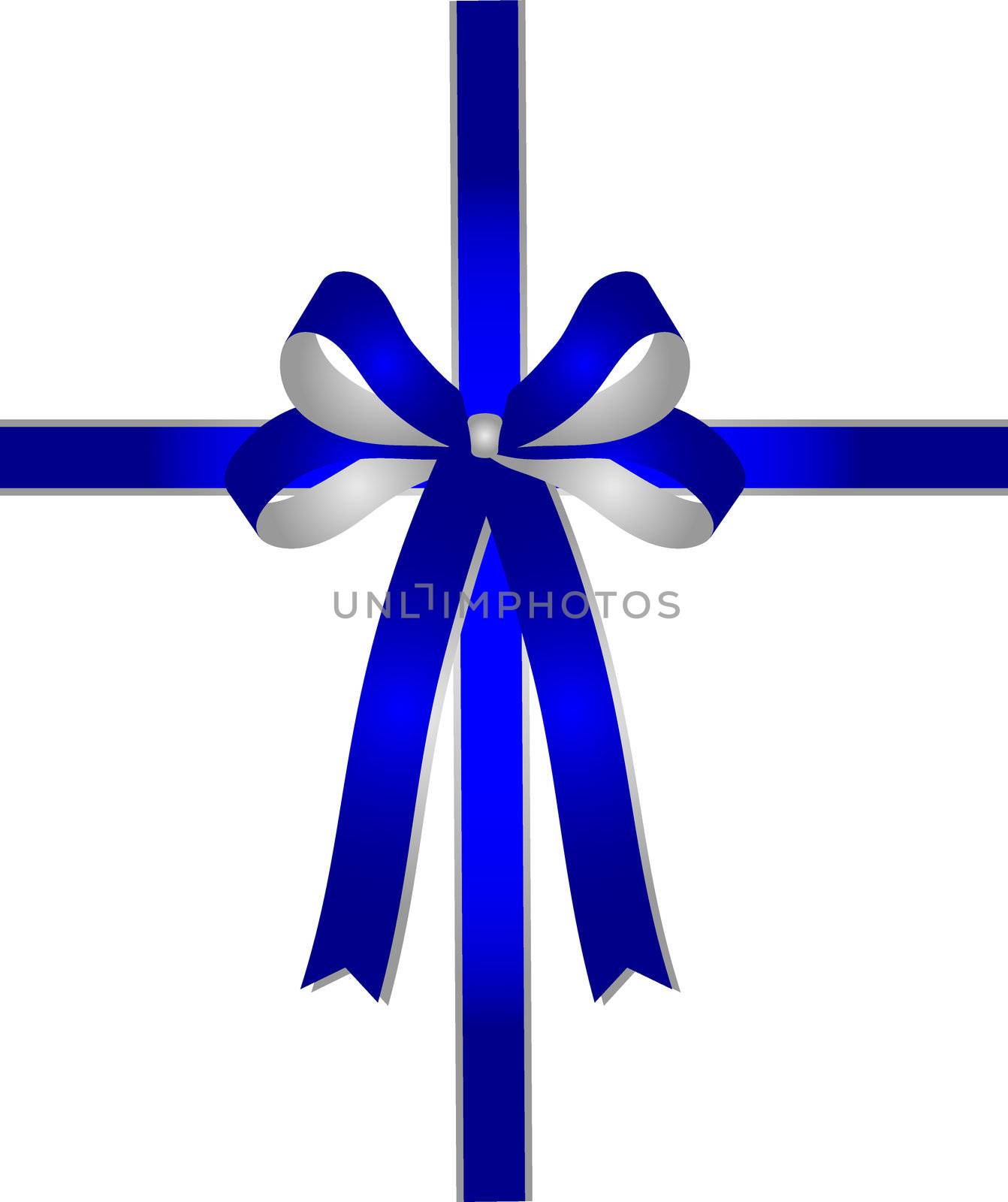 blue - silver ribbon by peromarketing