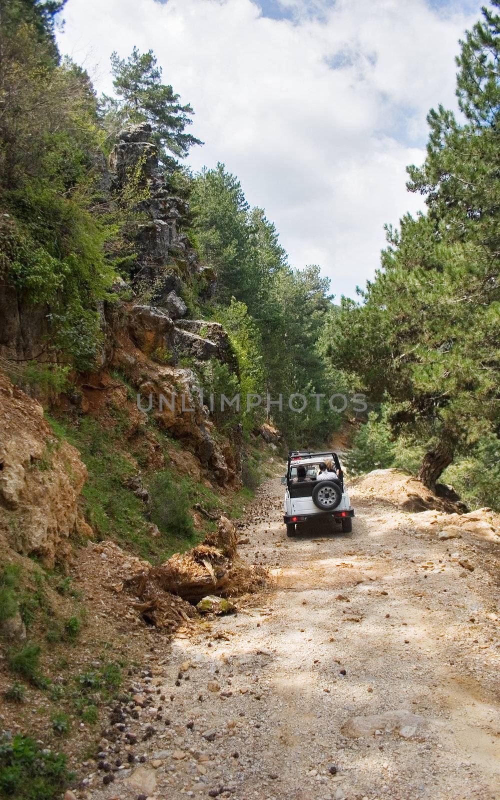 Jeep safari. Mountains of Alanya, Turkey. 