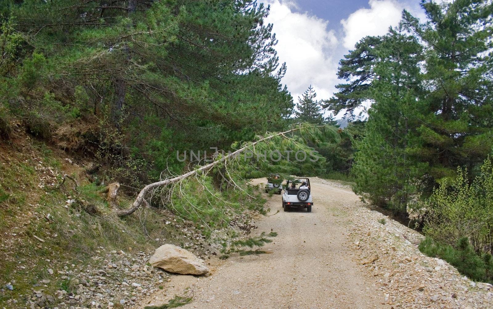 Jeep safari. Mountains of Alanya, Turkey. 