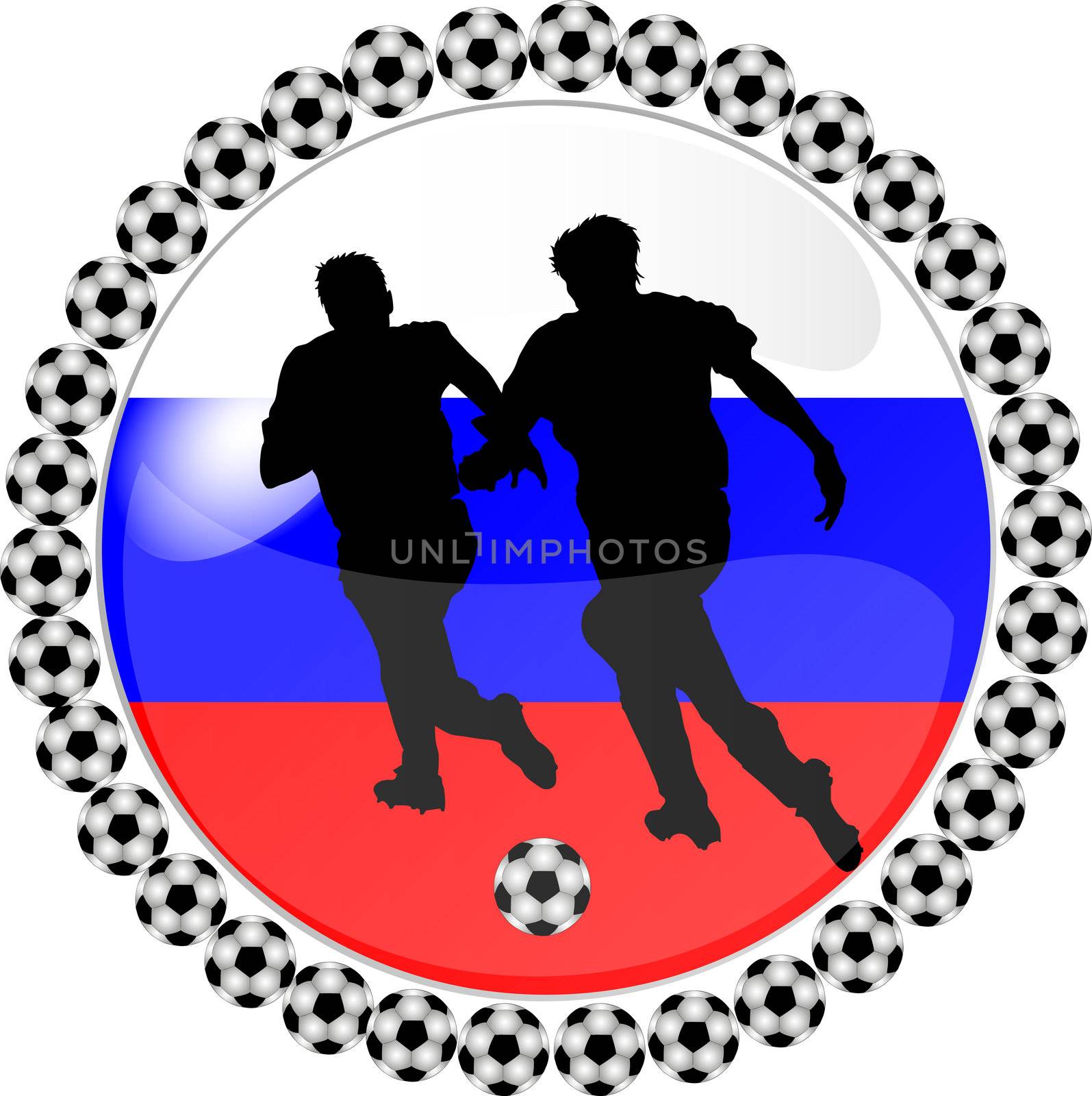 soccer button russia by peromarketing