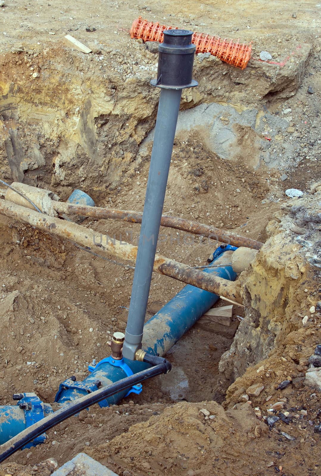 replacing the drinking water system: underground piping