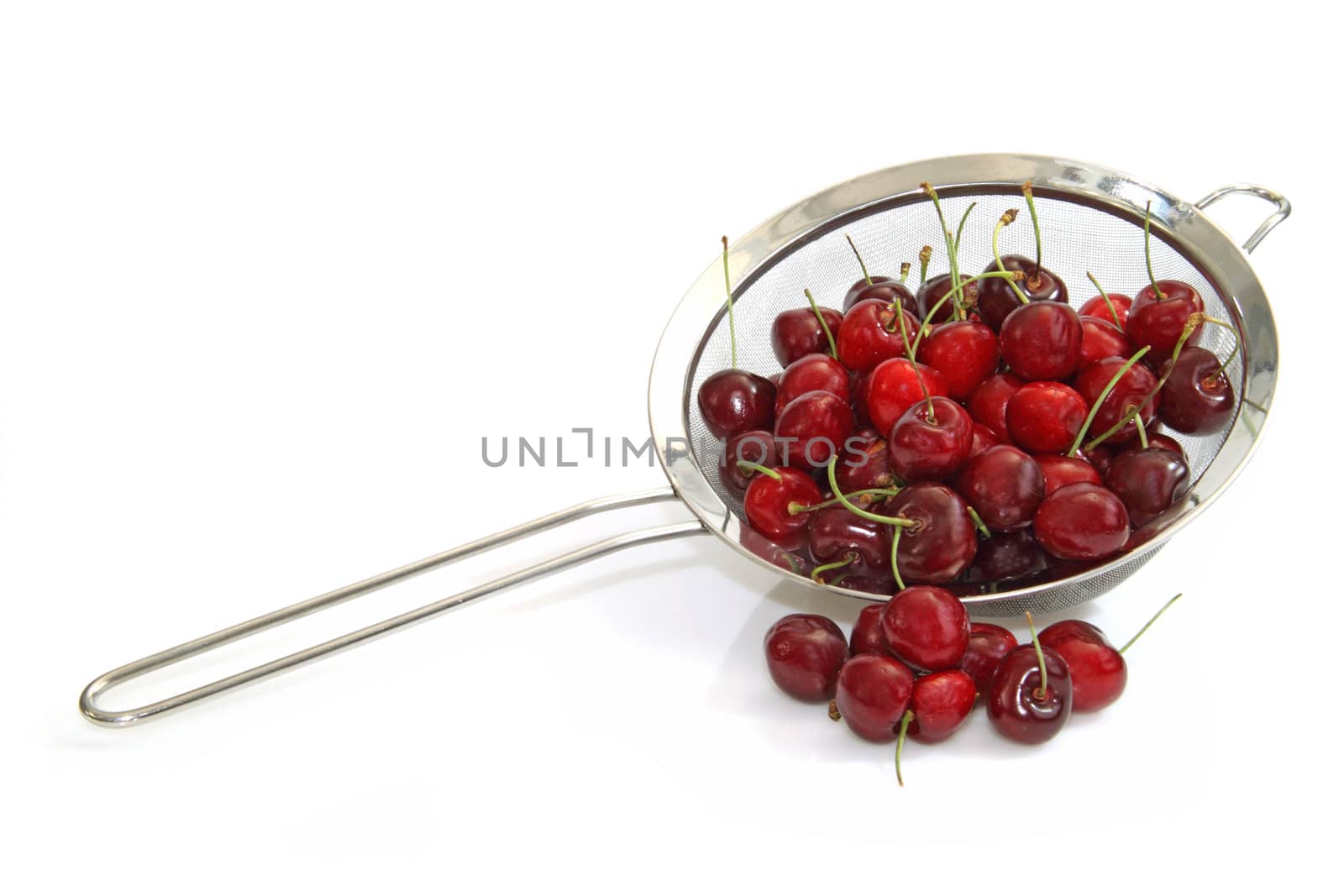 Red cherry fruits by Colour