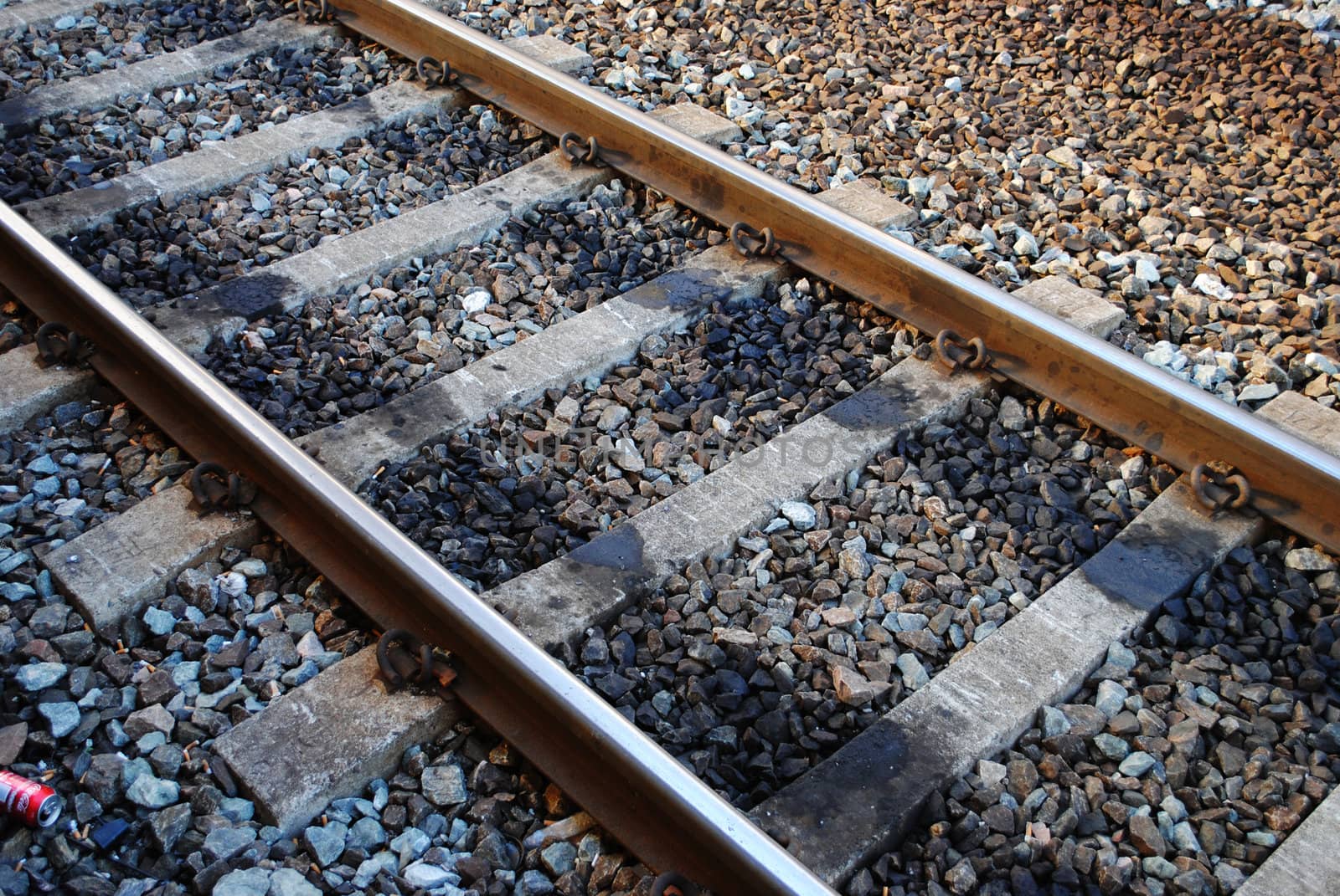 Railway tracks.