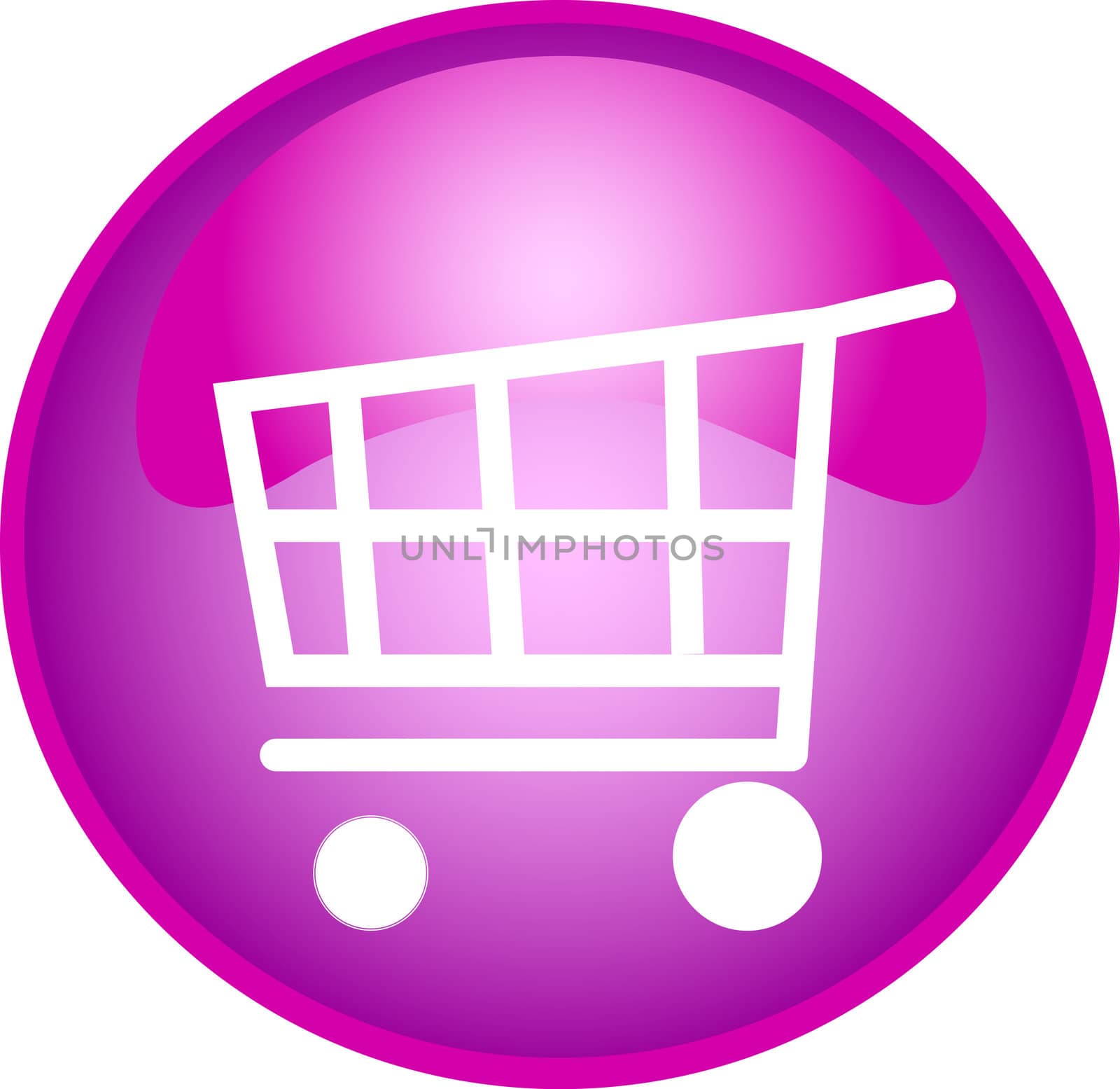 illustration of a purple shopping button