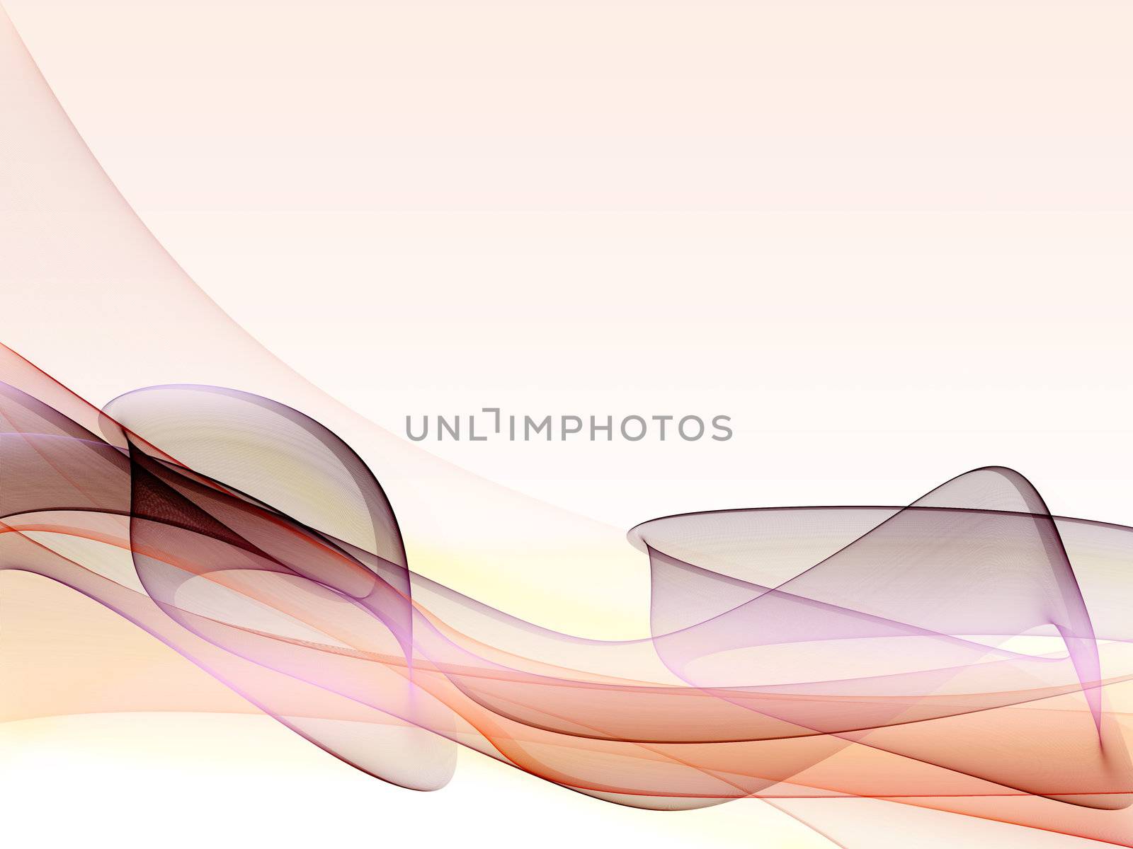 An abstract illustration of shapes in different colors on gradient background