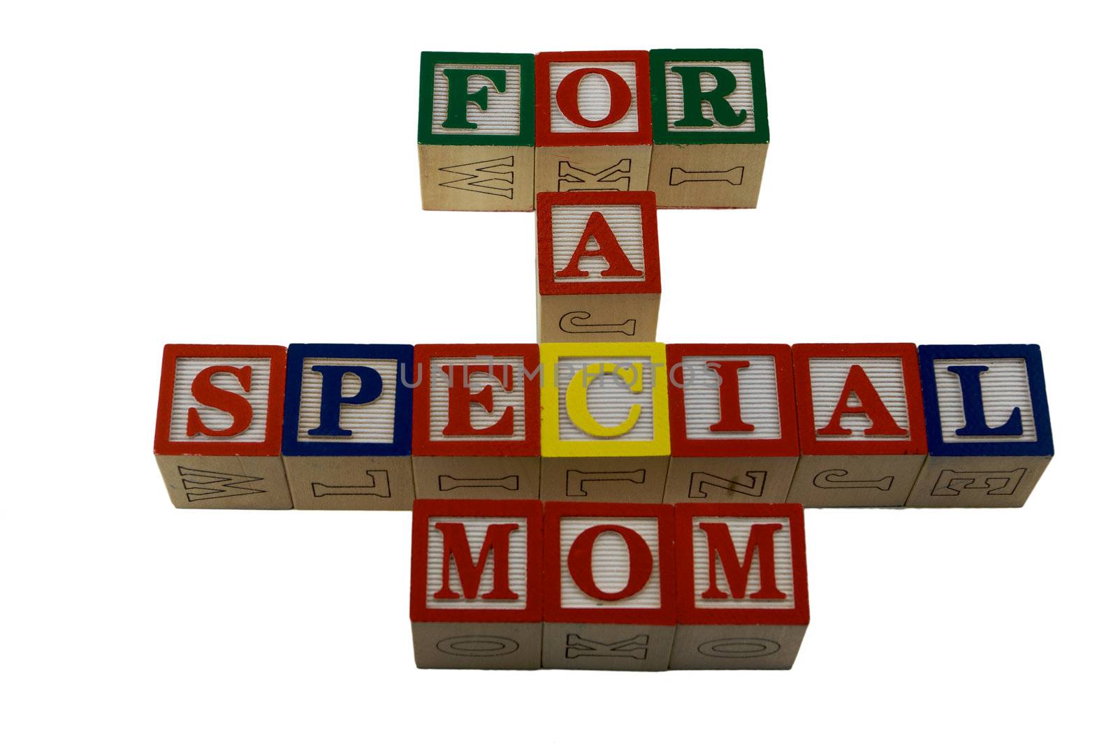 For a special mothers day in alpabet blocks by bobkeenan