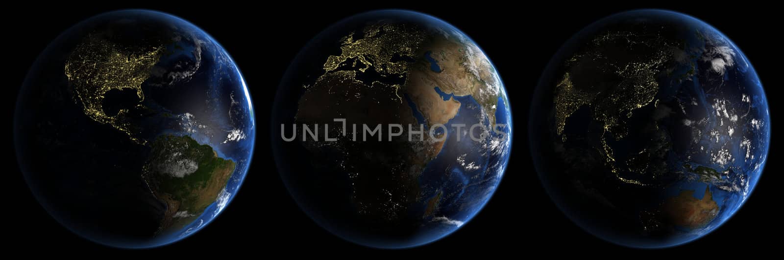 3d image of planet Earth in high definition