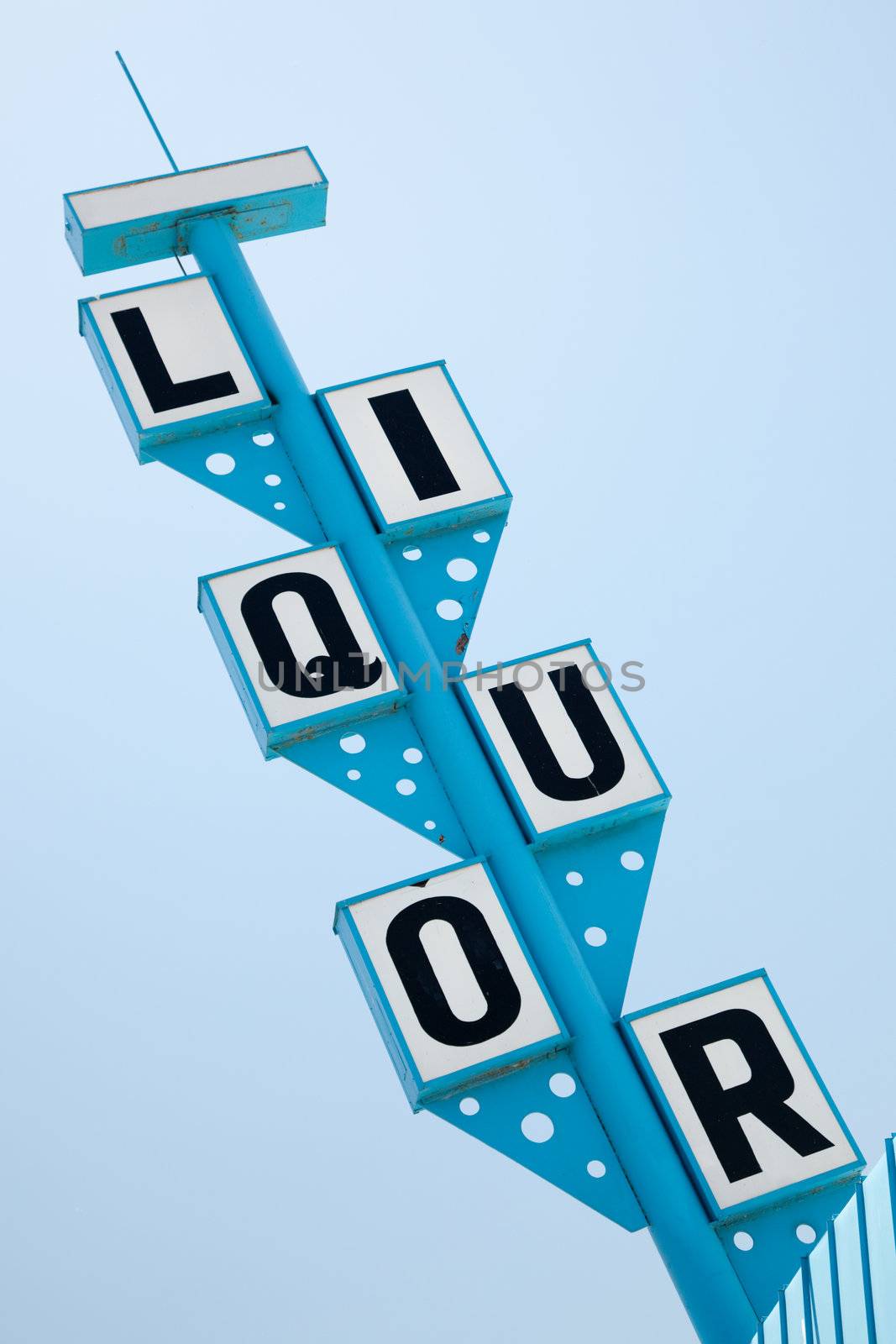 Retro Liquor Sign by Feverpitched