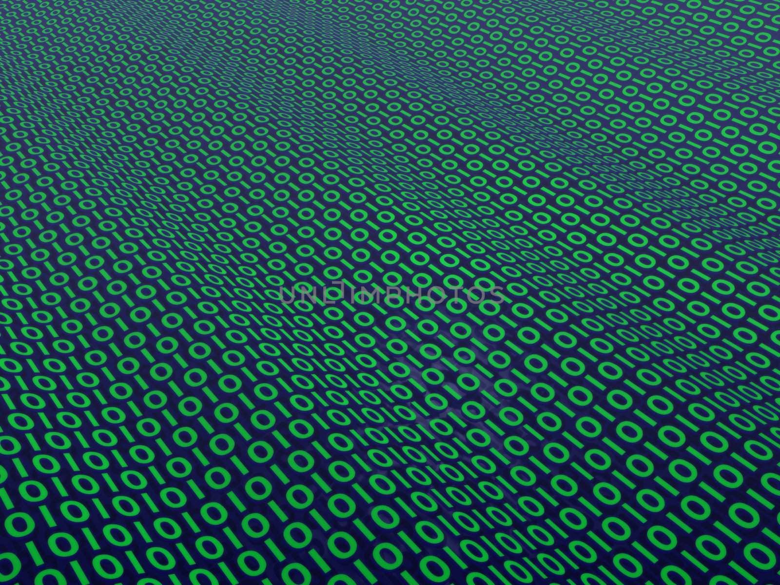Binary wavy background