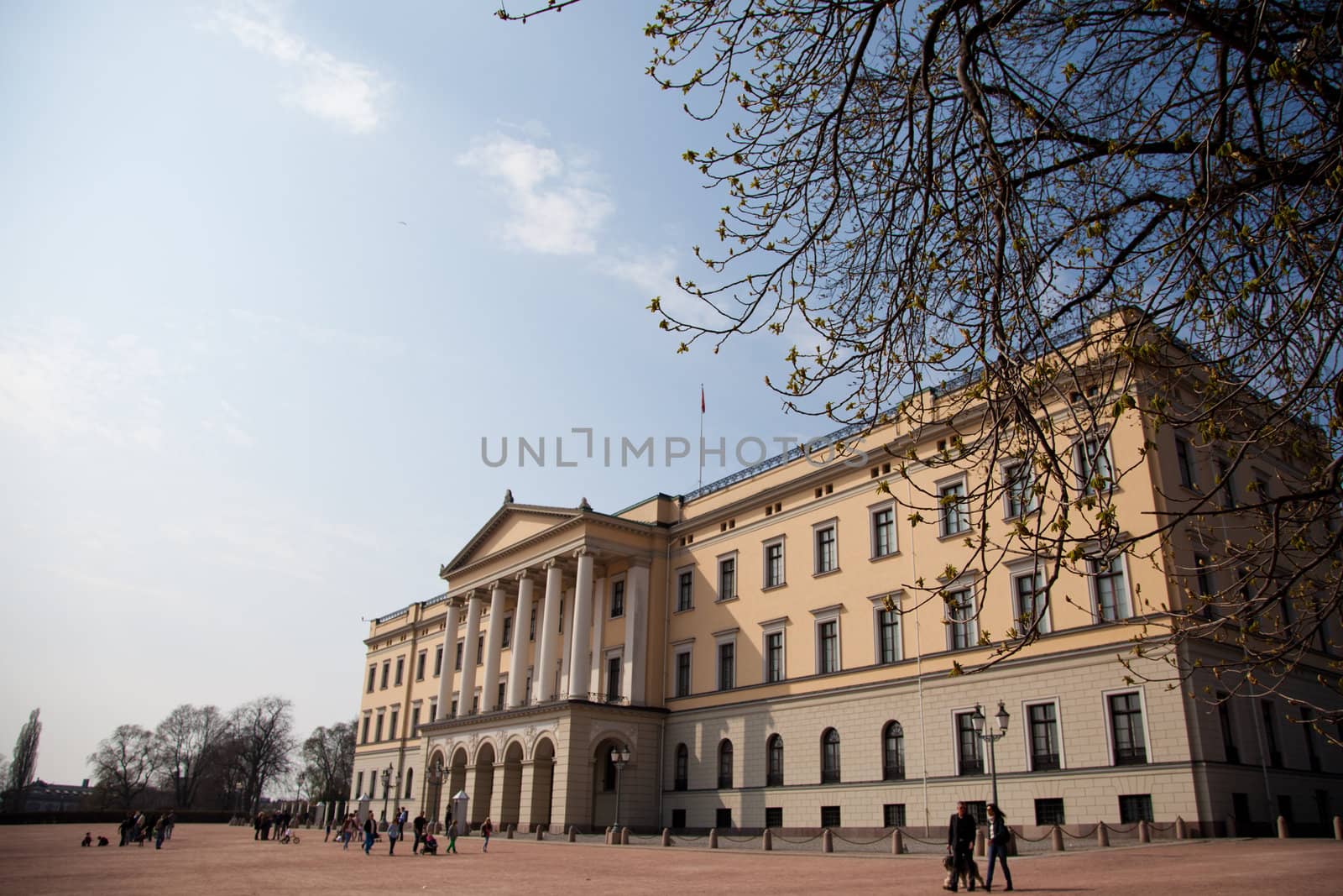 The Royal Palace in Oslo, Norway.