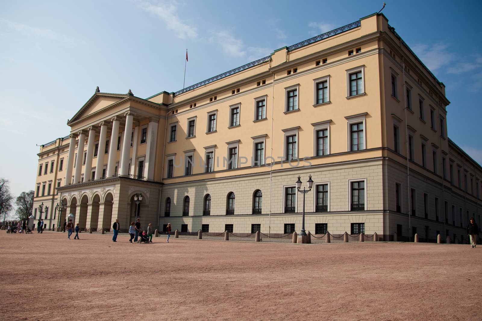 The Royal Palace in Oslo, Norway.