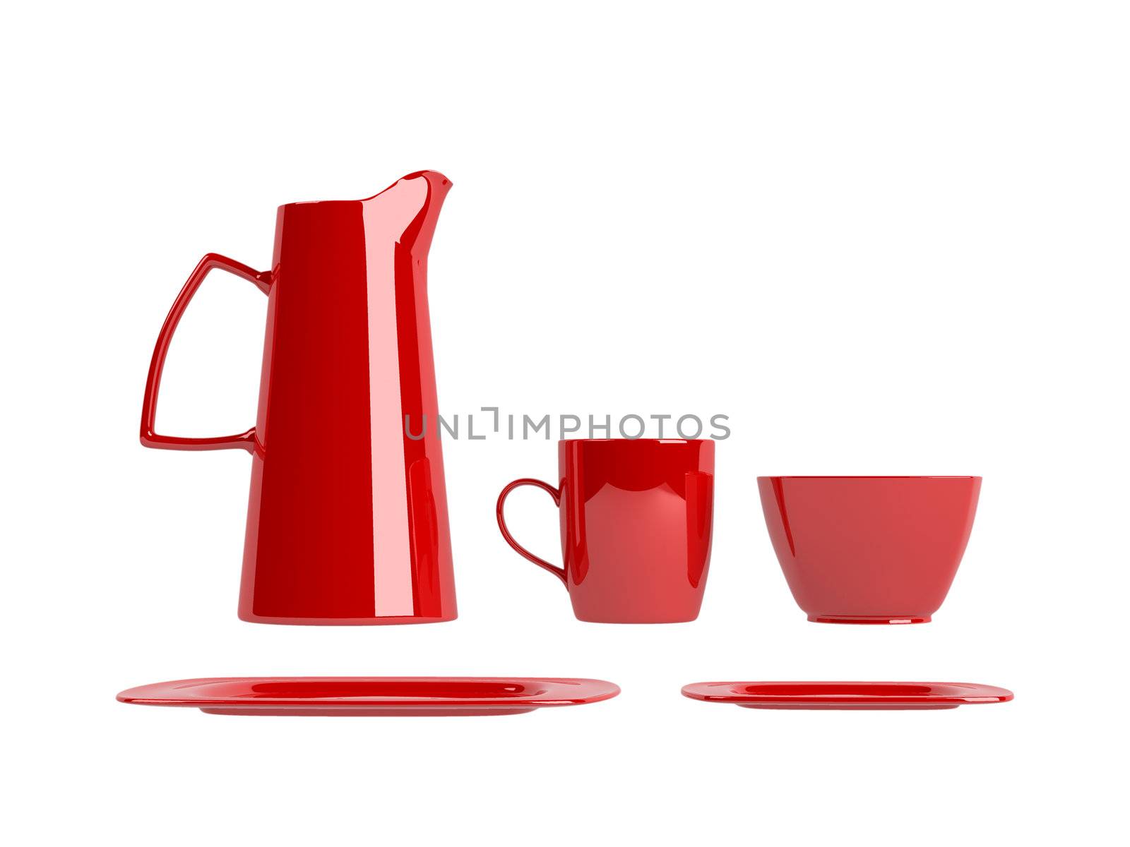 Ware isolated on white background