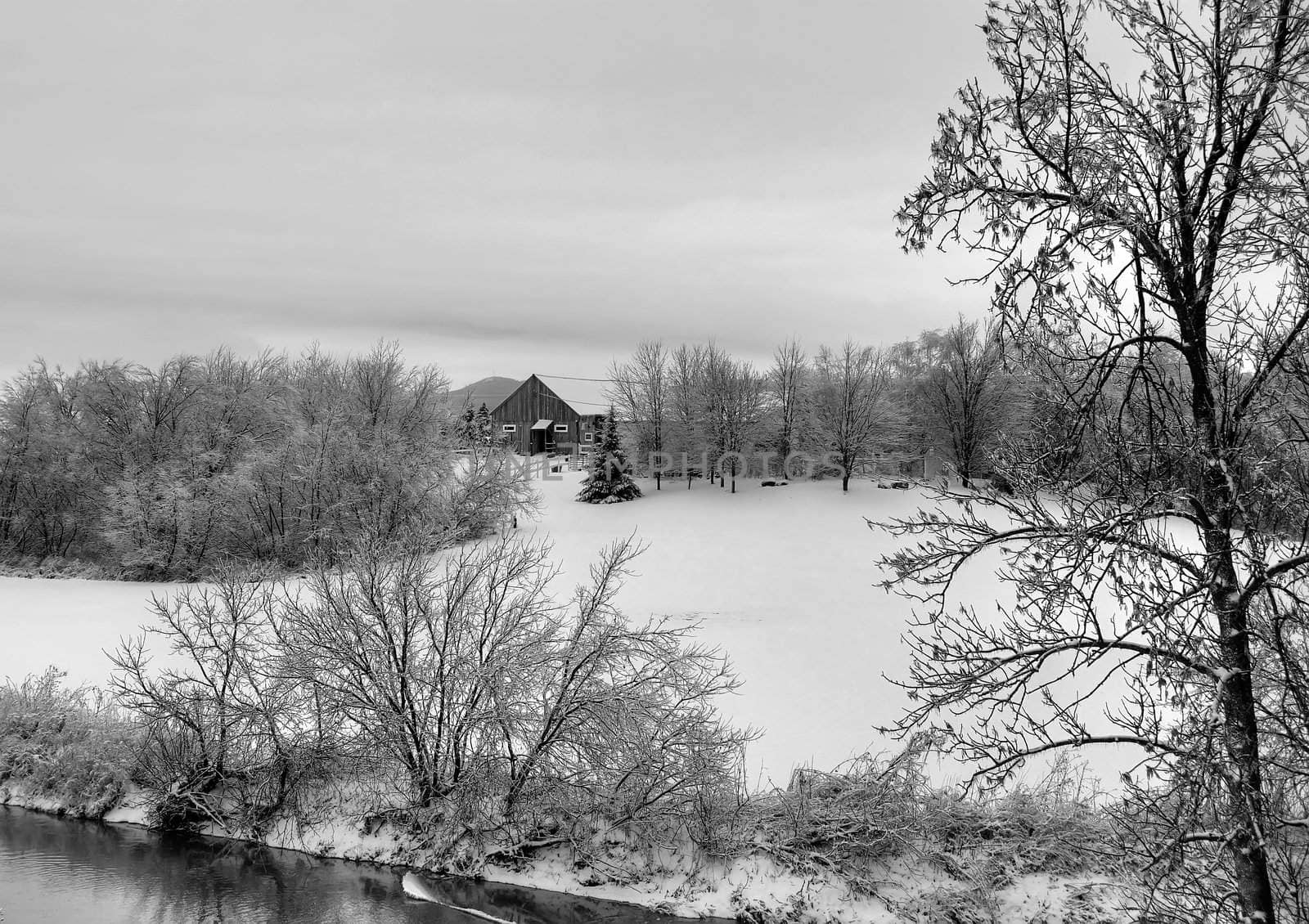 Winter scene by nialat