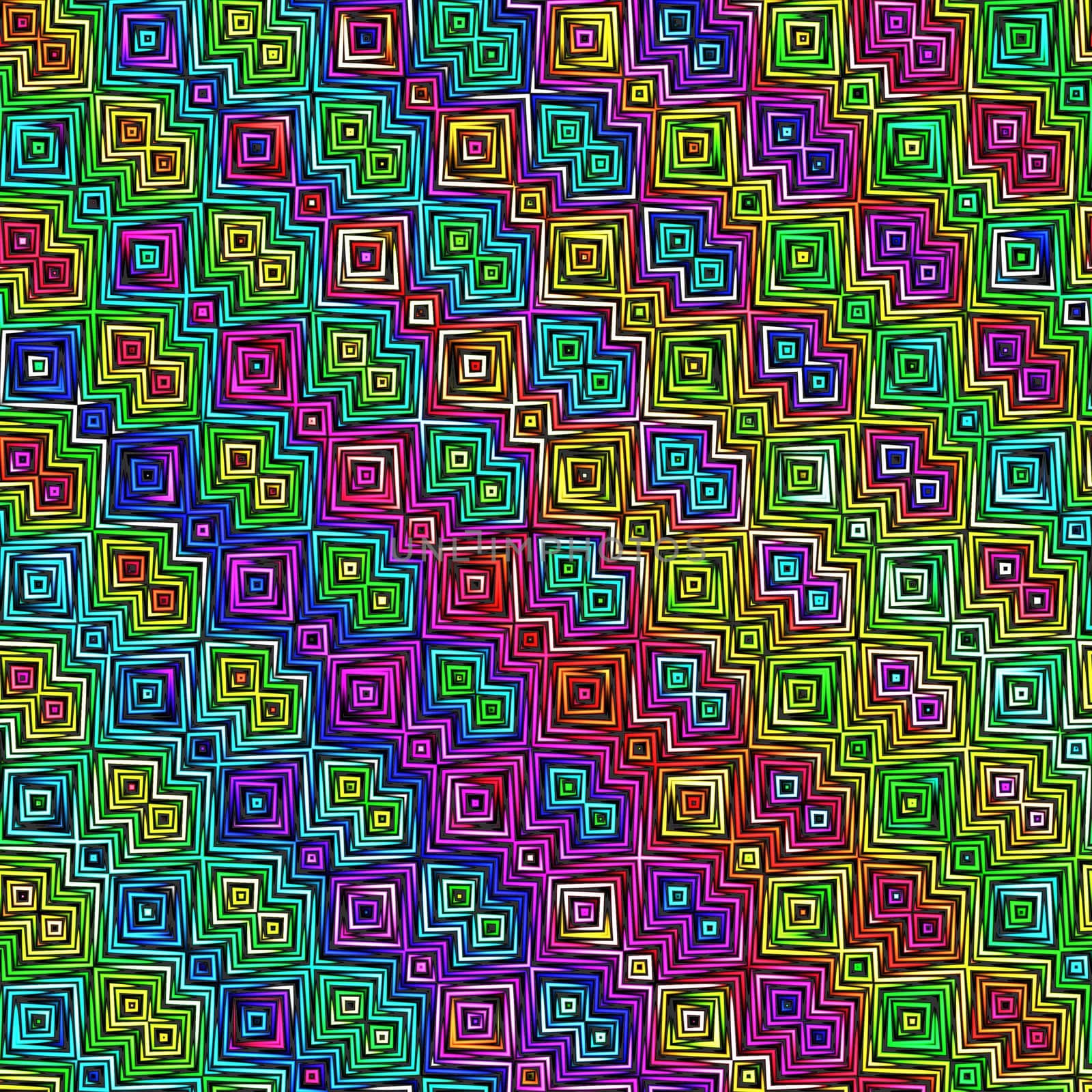 seamless texture of grunge drawn bright colored lines in squares