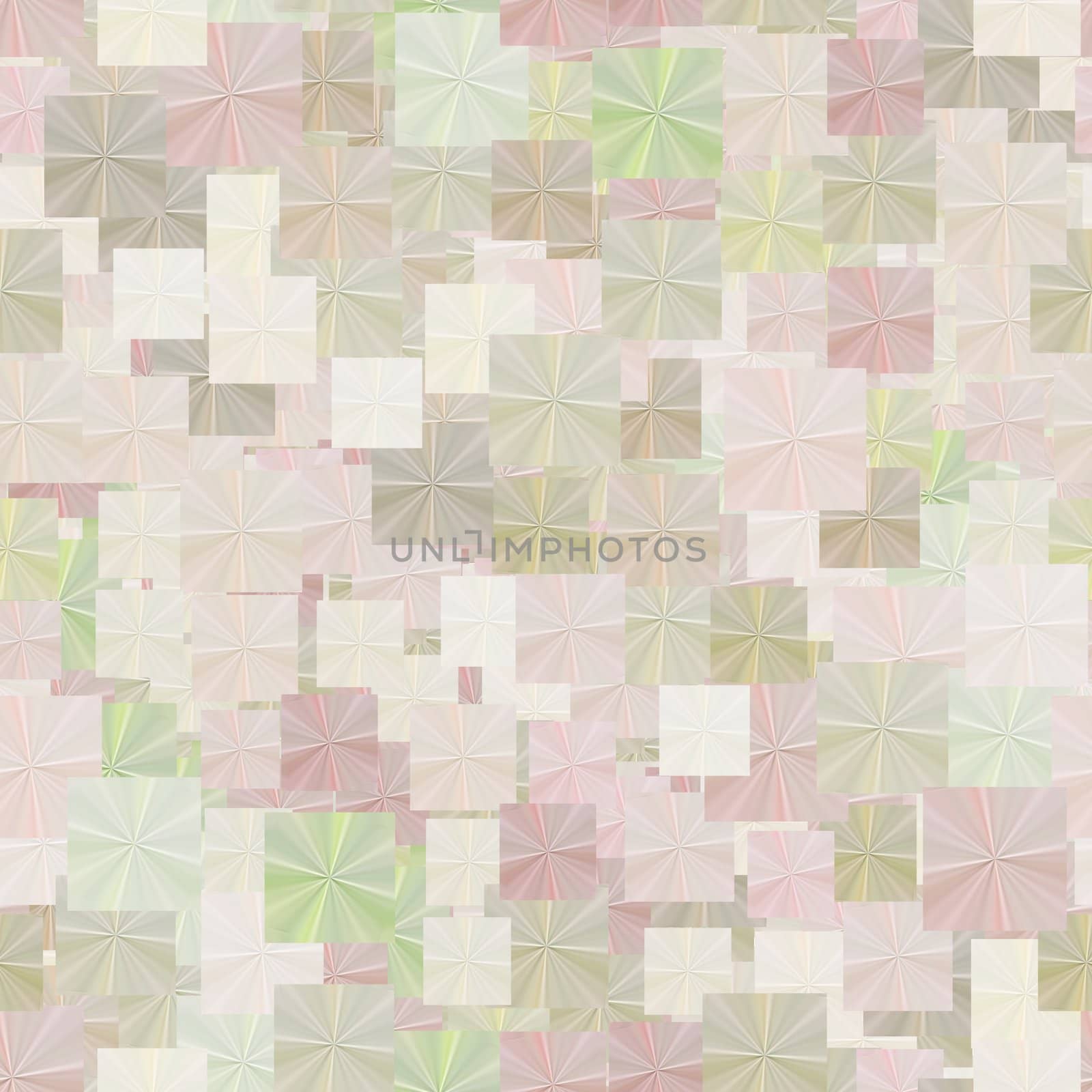 texture of many folded square papers in soft colors