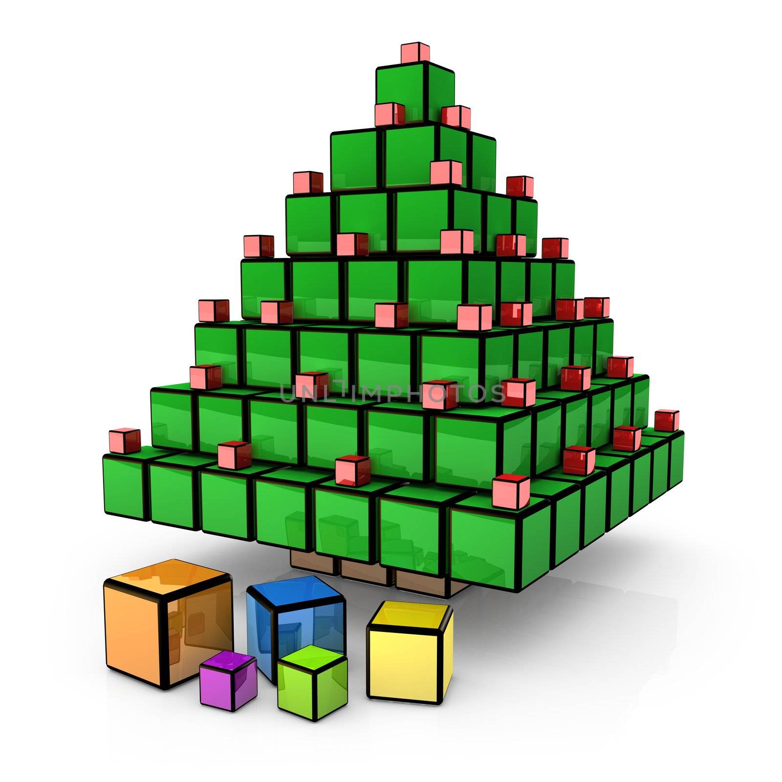 Box - Christmas Tree by 3pod