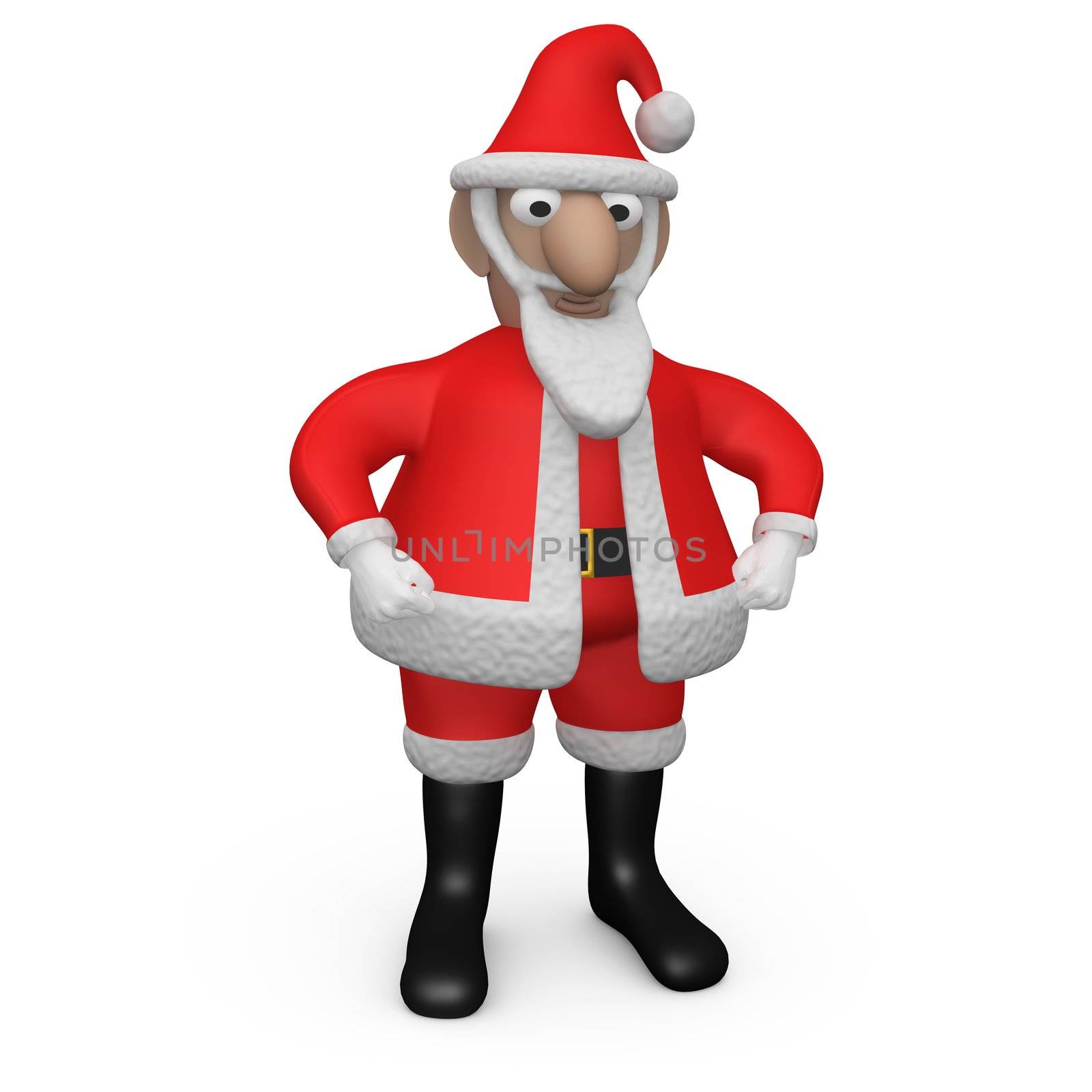Computer generated image - Santa-Claus.