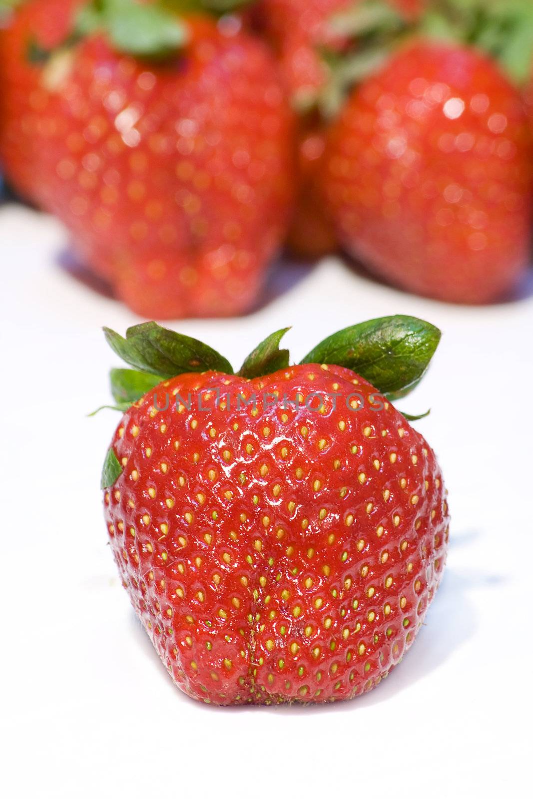 Strawberry stand on front  by PauloResende