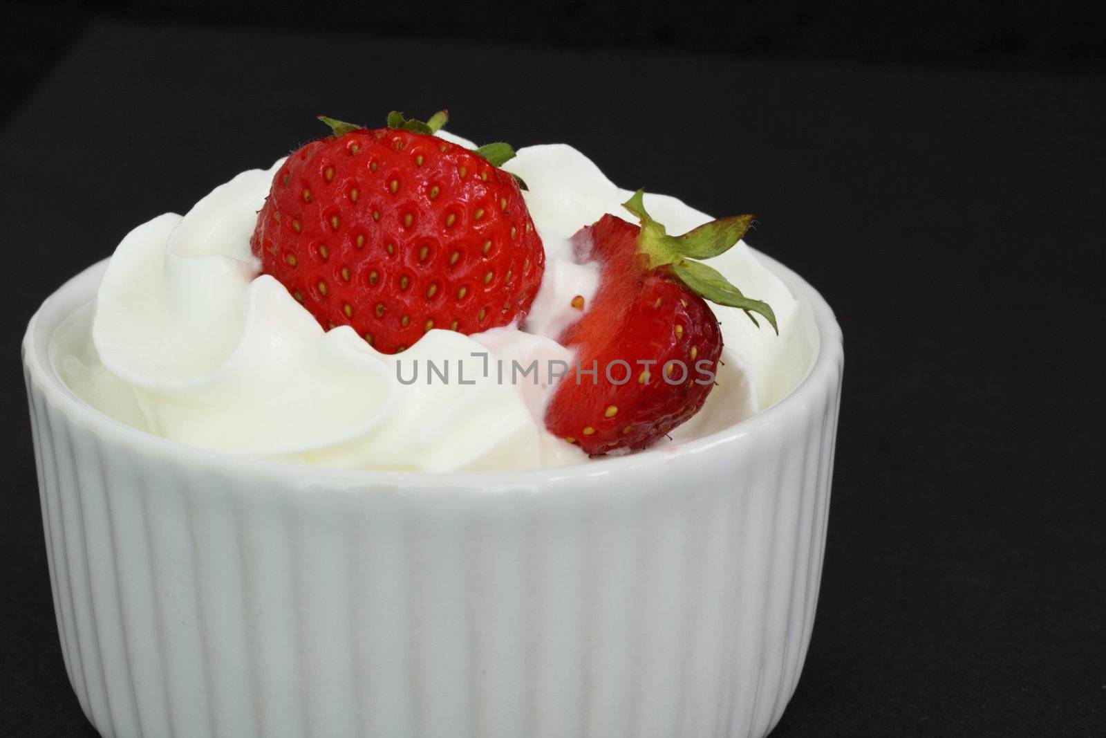 strawberries and cream by mitzy