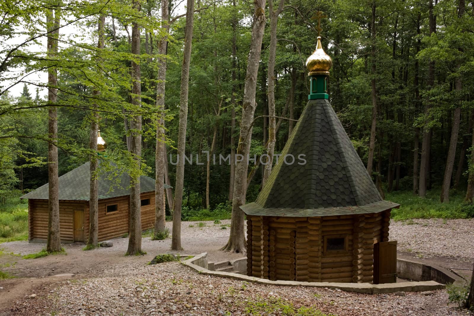 chapel in wood by gooclia