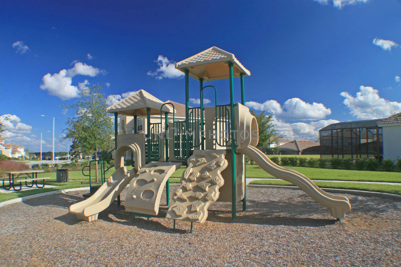 A Playground in a community in Florida.