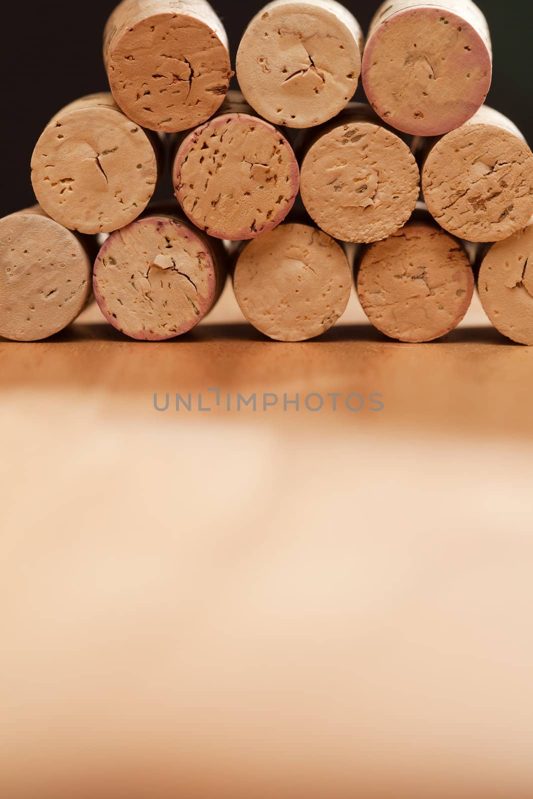 Stack of Wine Corks by Feverpitched