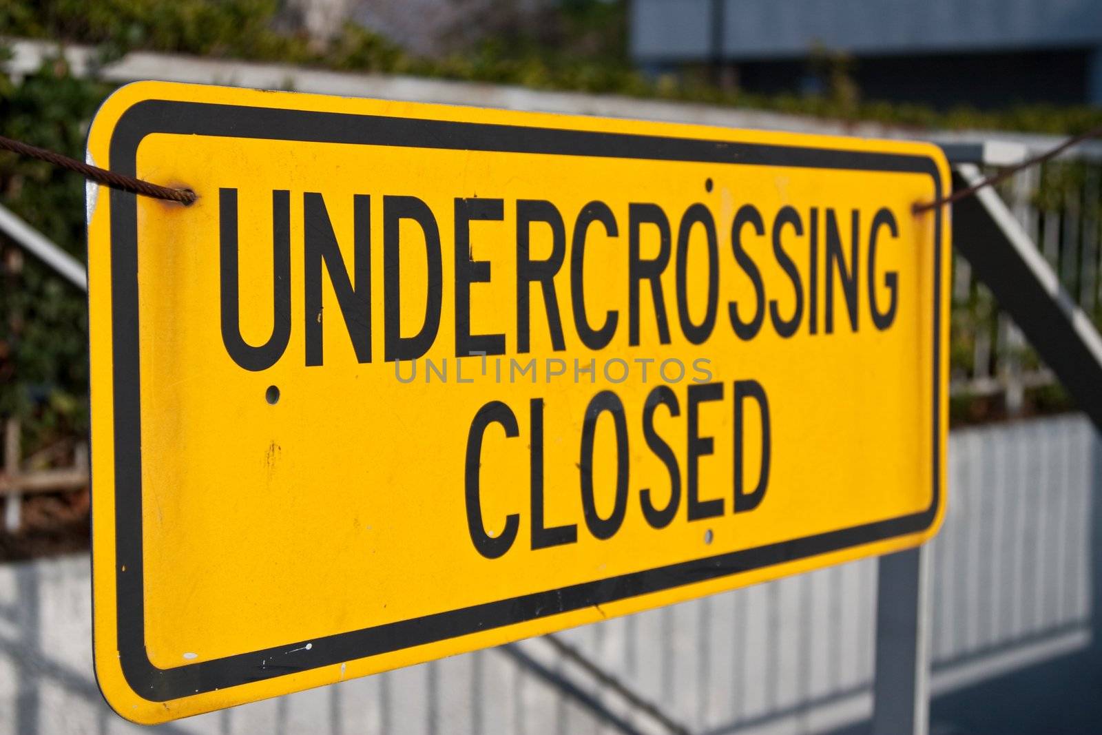 undercrossing closed sign by timscottrom