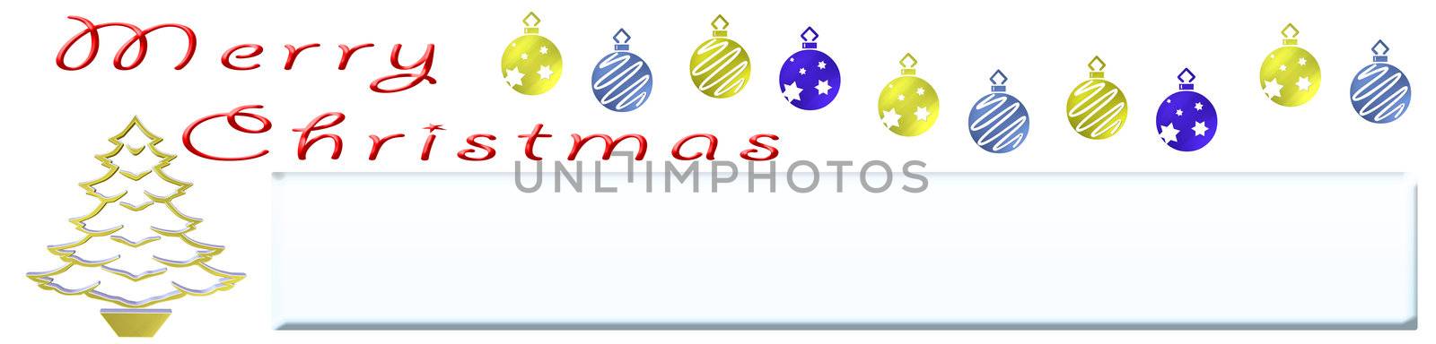 Illustration of Christmas for web banners or graphics
