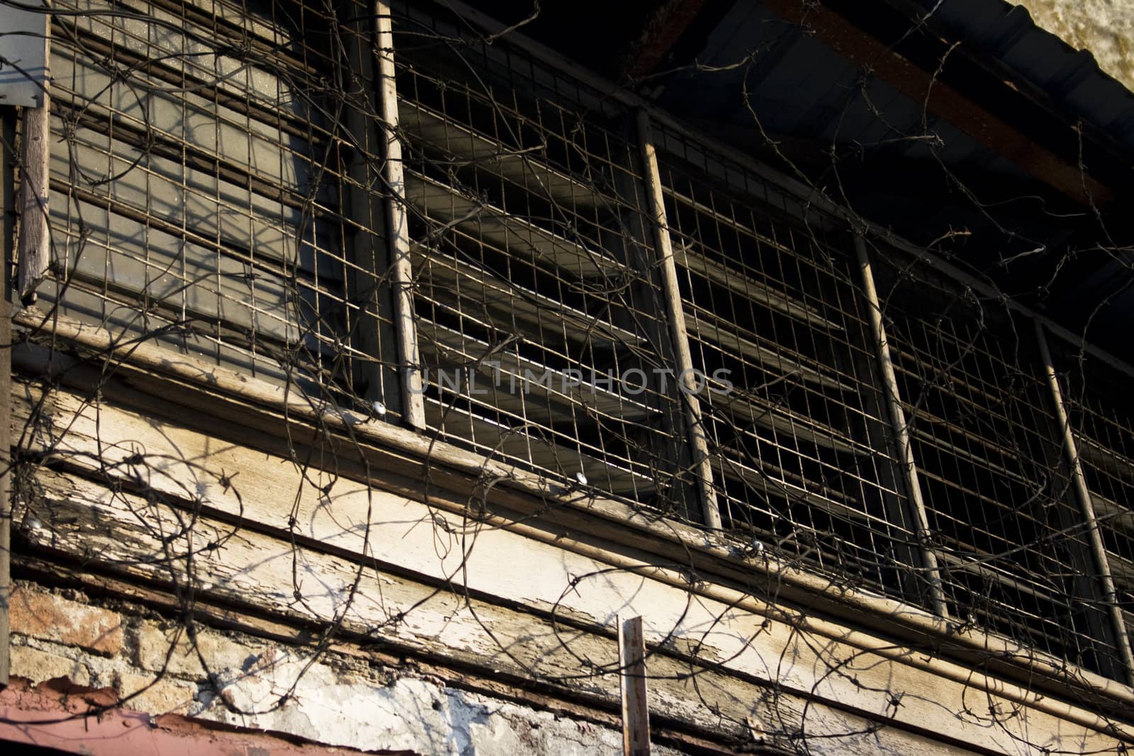 A Grunge window found in center area of Kuala Lumpur, Malaysia.