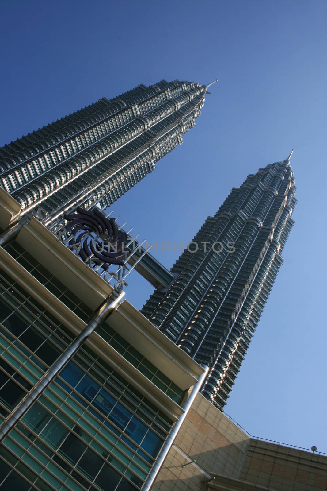 KLCC, Twins towers in Kuala Lumpur Malaysia is the landmark of Malaysia. All the tourist will come to this place and lot of event organize here. This can be use in Travel Magazine or book.