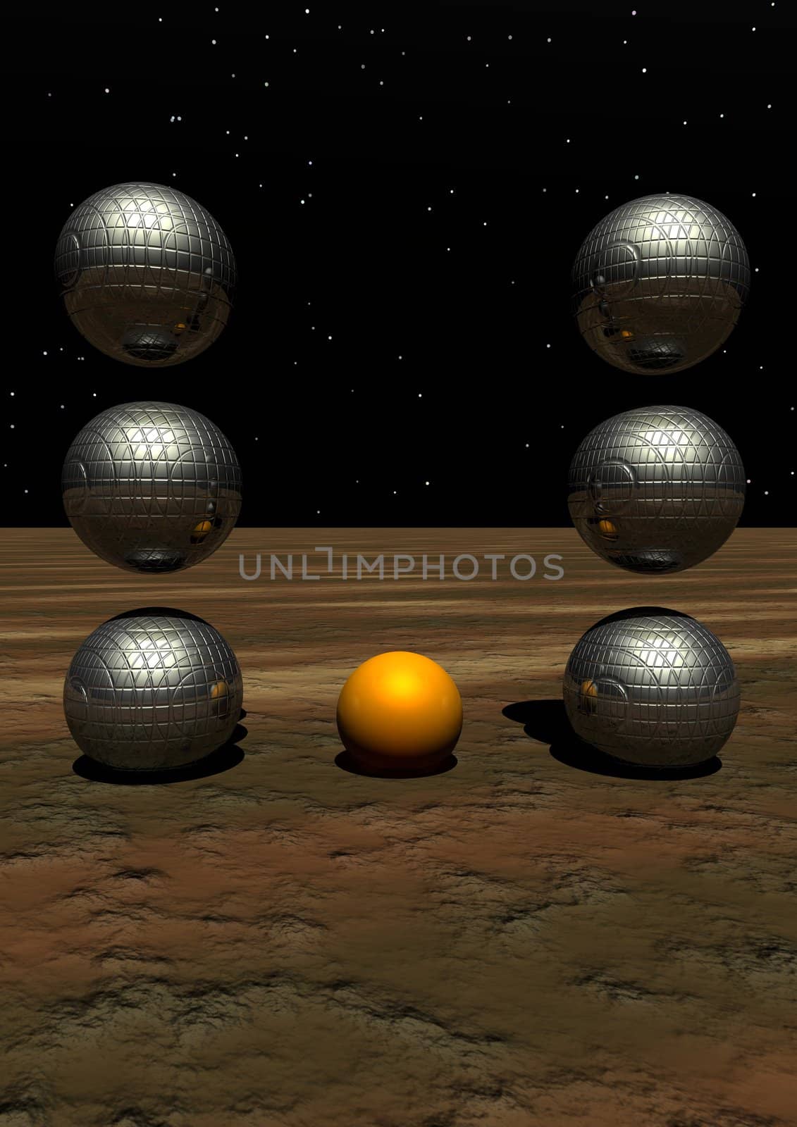 petanque and balls grey and orange