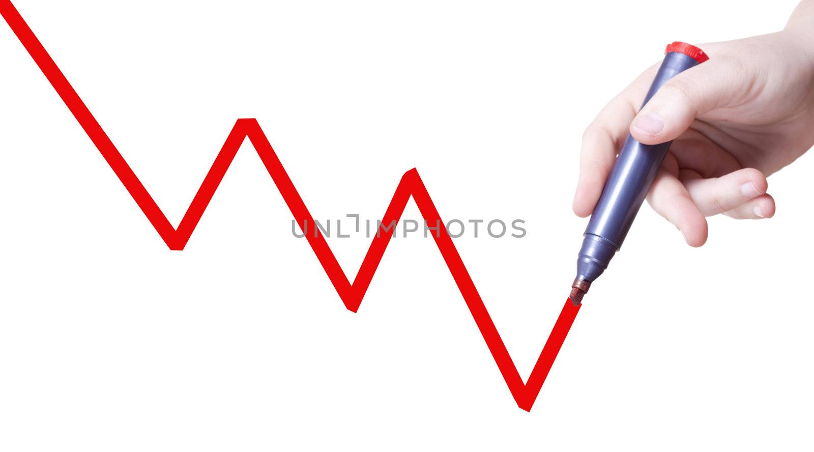 marketing isolated pen by Trebuchet