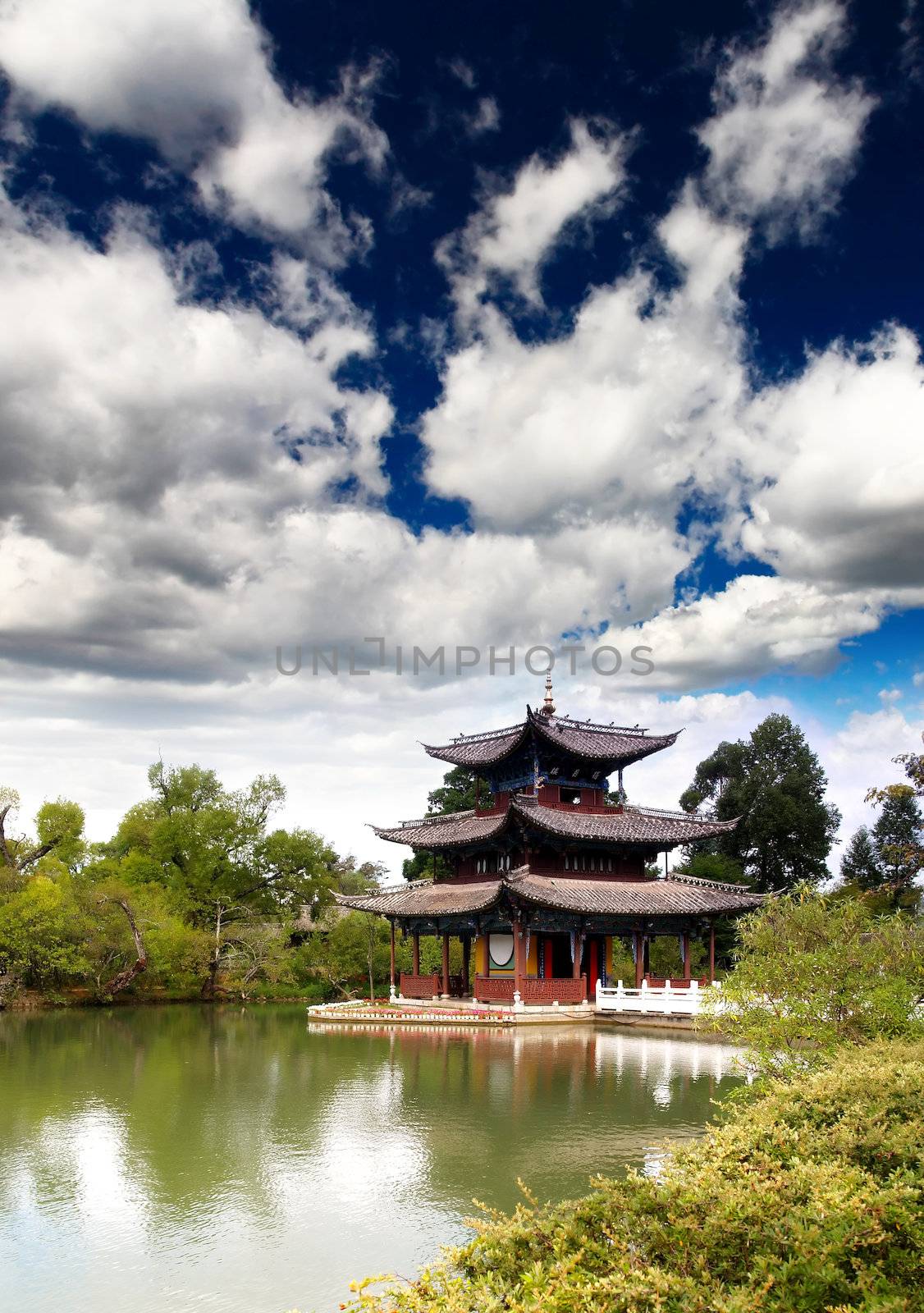 A scenery park in Lijiang China by gary718