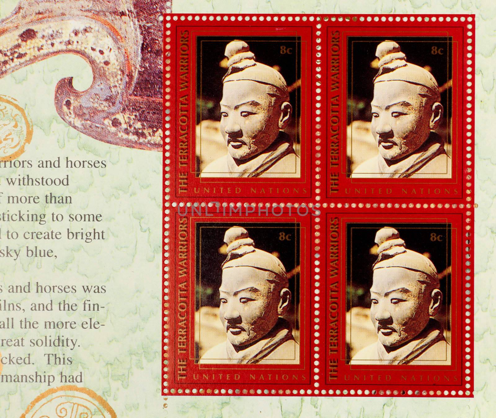 The stamps of terracotta warriors by gary718