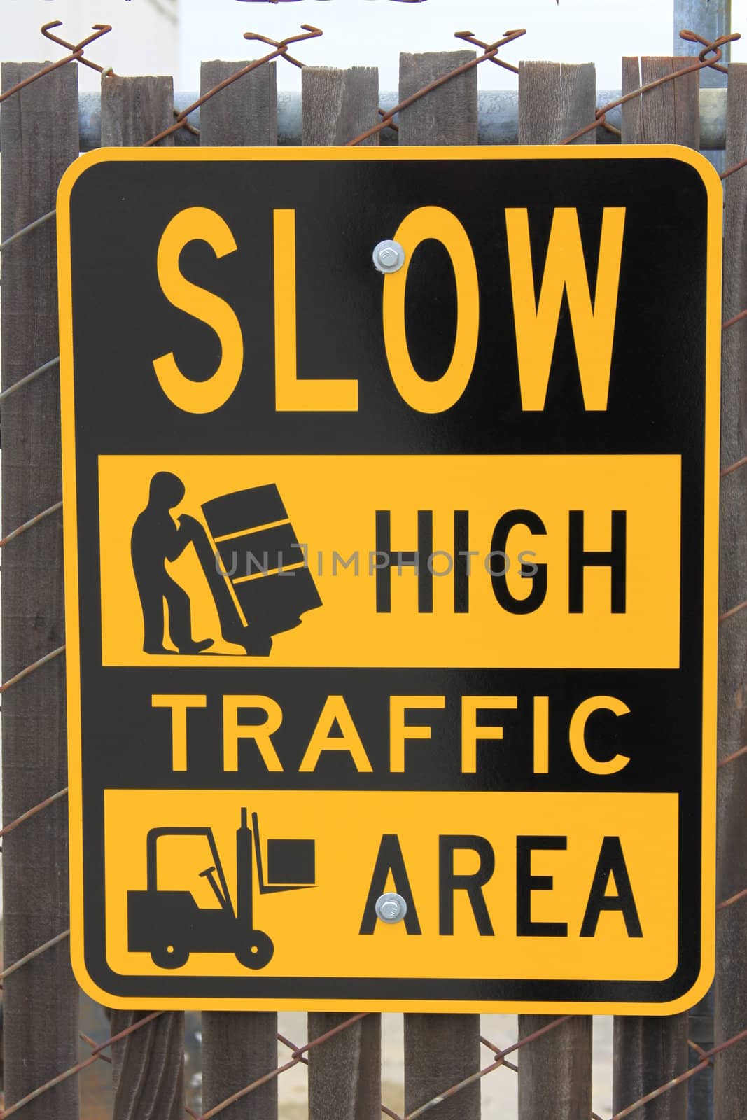 High Traffic Area Sign by MichaelFelix