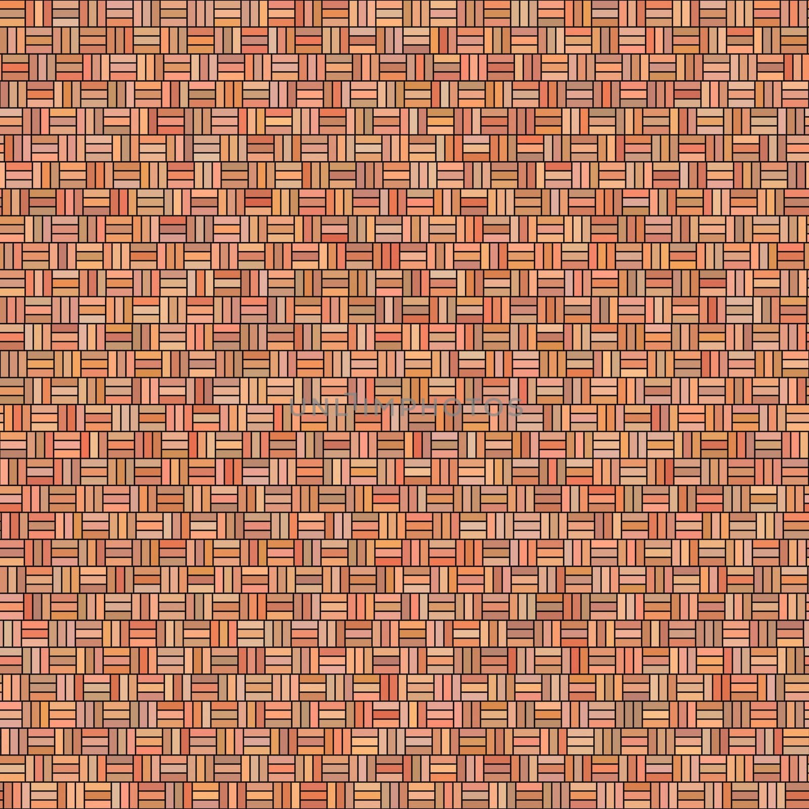 seamless texture of little blocks in warm colors